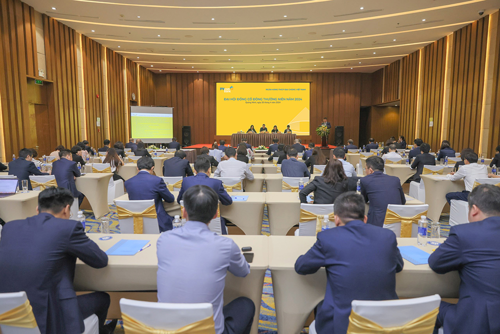Đại hội đồng Cổ đ&ocirc;ng thường ni&ecirc;n 2024 của&nbsp;PVcomBank đ&atilde; th&ocirc;ng qua nhiều nội dung quan trọng.&nbsp;