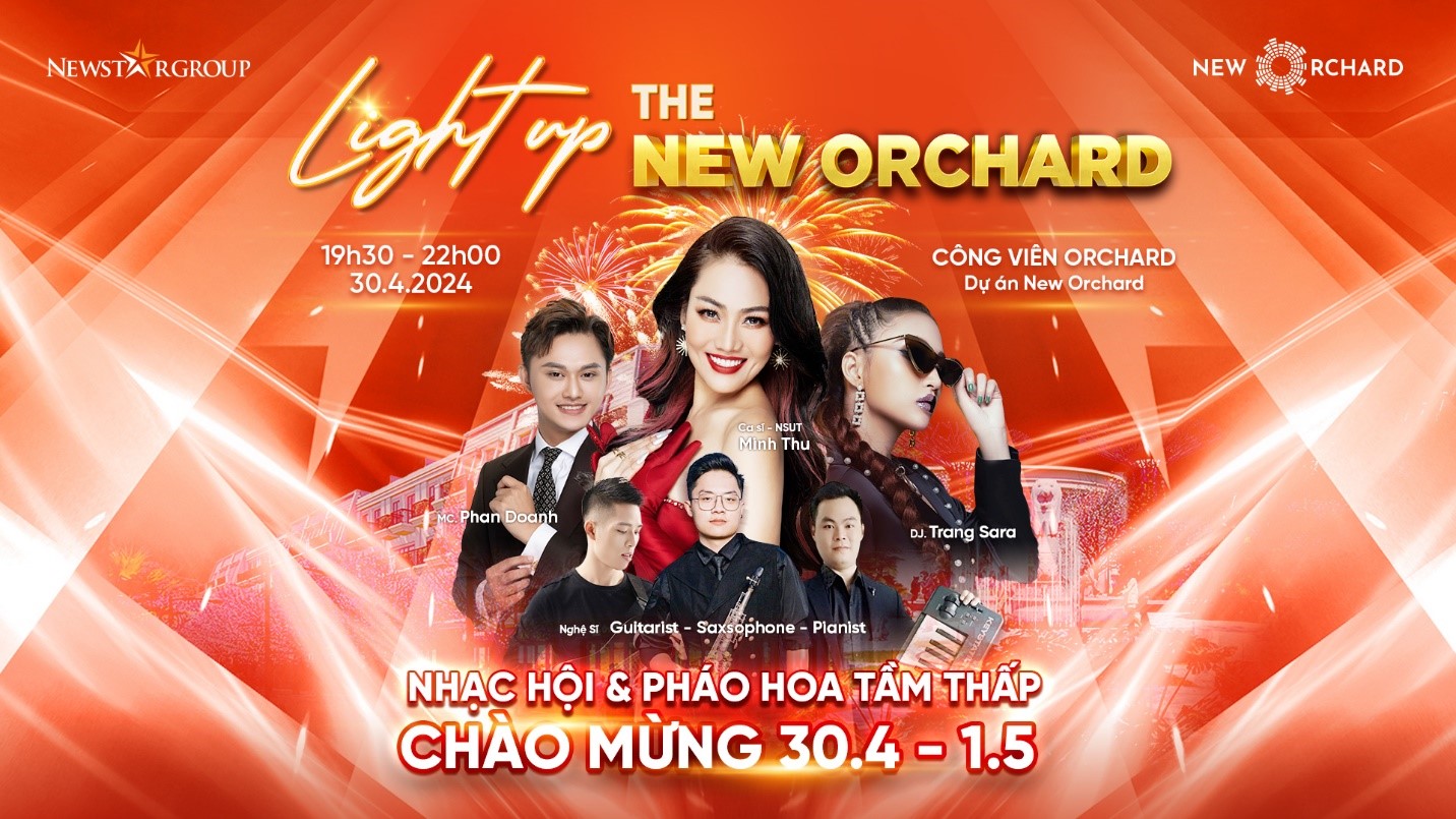Đ&ecirc;m tiệc &acirc;m nhạc giải tr&iacute; v&agrave; tr&igrave;nh diễn ph&aacute;o hoa ch&agrave;o mừng 30/4 - 1/5.