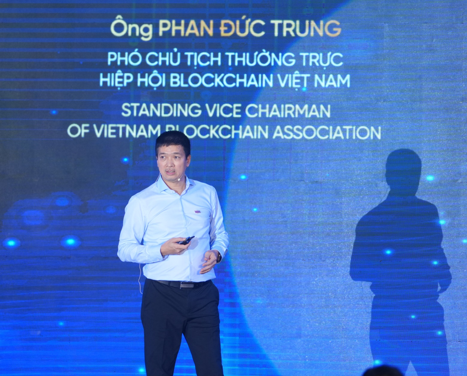 &Ocirc;ng Phan Đức Trung, Ph&oacute; Chủ tịch Thường trực Hiệp hội Blockchain Việt Nam