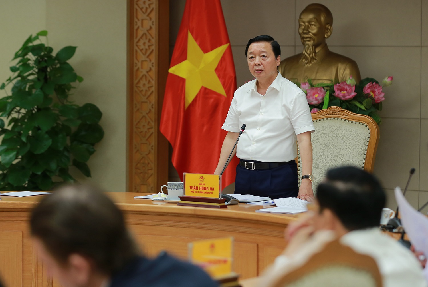 Ph&oacute; Thủ tướng Trần Hồng H&agrave;: 