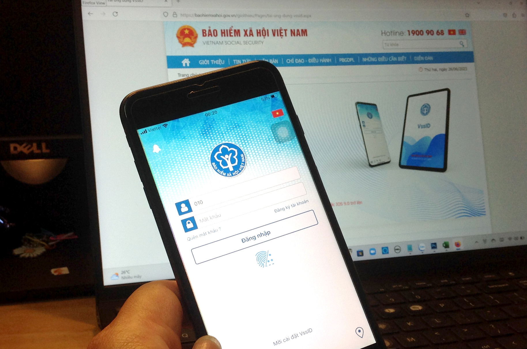 Hơn 10 triệu lượt dùng tài khoản VneID để đăng nhập VssID 