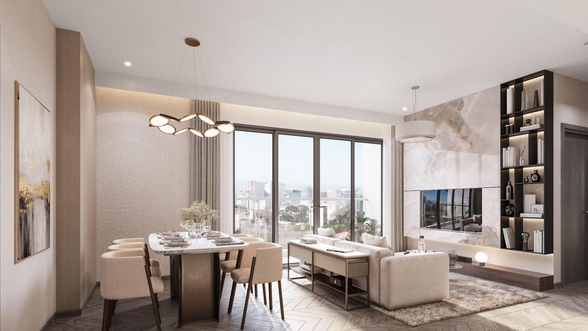 C&aacute;c căn hộ The Atmos - LUMI&Egrave;RE Evergreen được b&agrave;n giao theo ti&ecirc;u chuẩn cao cấp nhất, sử dụng thiết bị của c&aacute;c thương hiệu h&agrave;ng đầu. (Ảnh phối cảnh dự &aacute;n).