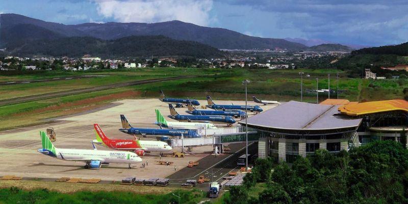 Nhà ga sân bay Liên Khương hiện tại có công suất khai thác 2 triệu khách/năm,