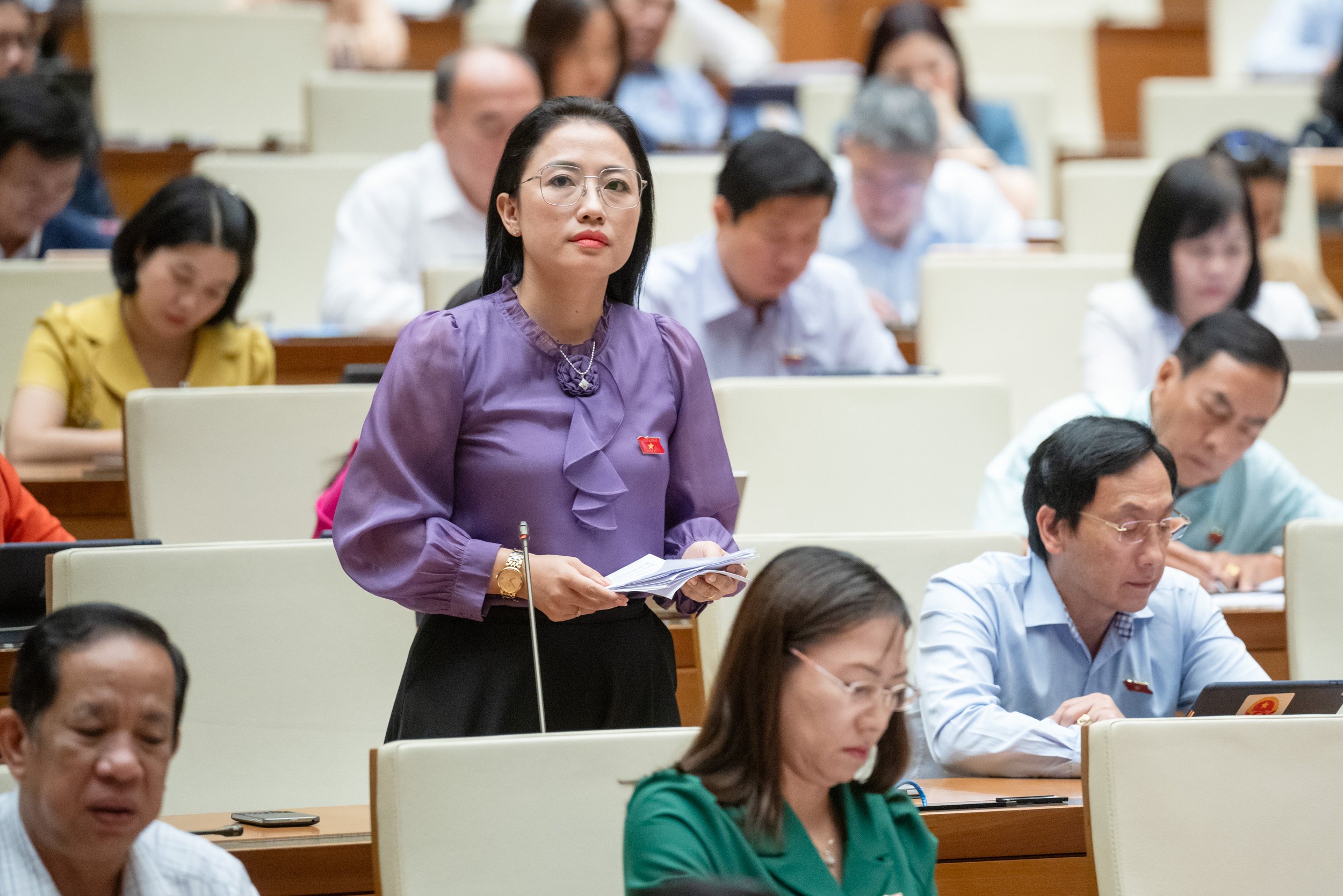 Đại biểu Trần Kh&aacute;nh Thu, Đo&agrave;n Đại biểu Link Trang Chủ PG88.Com Mới #2026 tỉnh Th&aacute;i B&igrave;nh. Ảnh: Quochoi.vn.