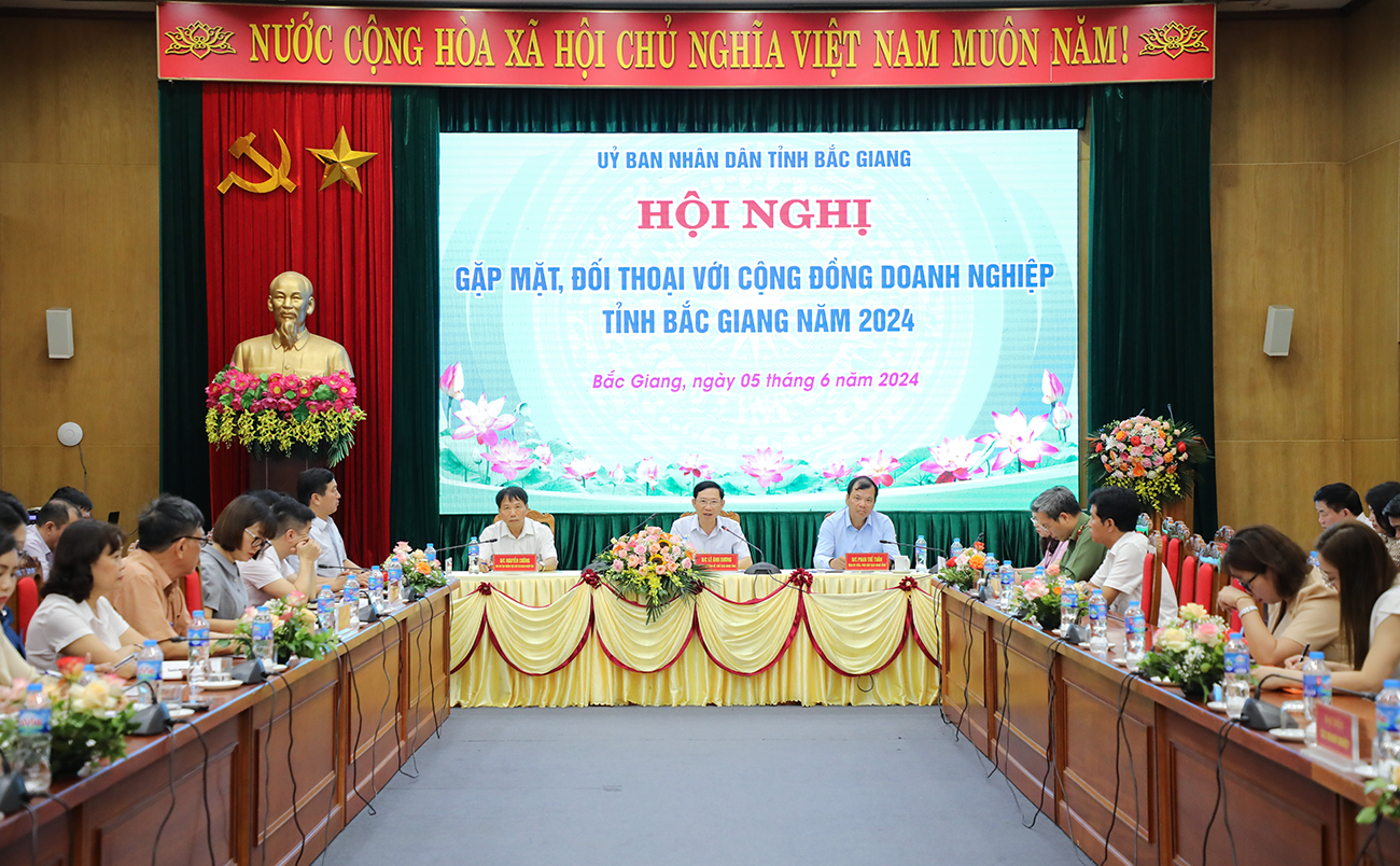 Hội nghị đối thoại với 6Pg88.con độc quyền mỗi ngày tại Bắc Giang sáng 5/6