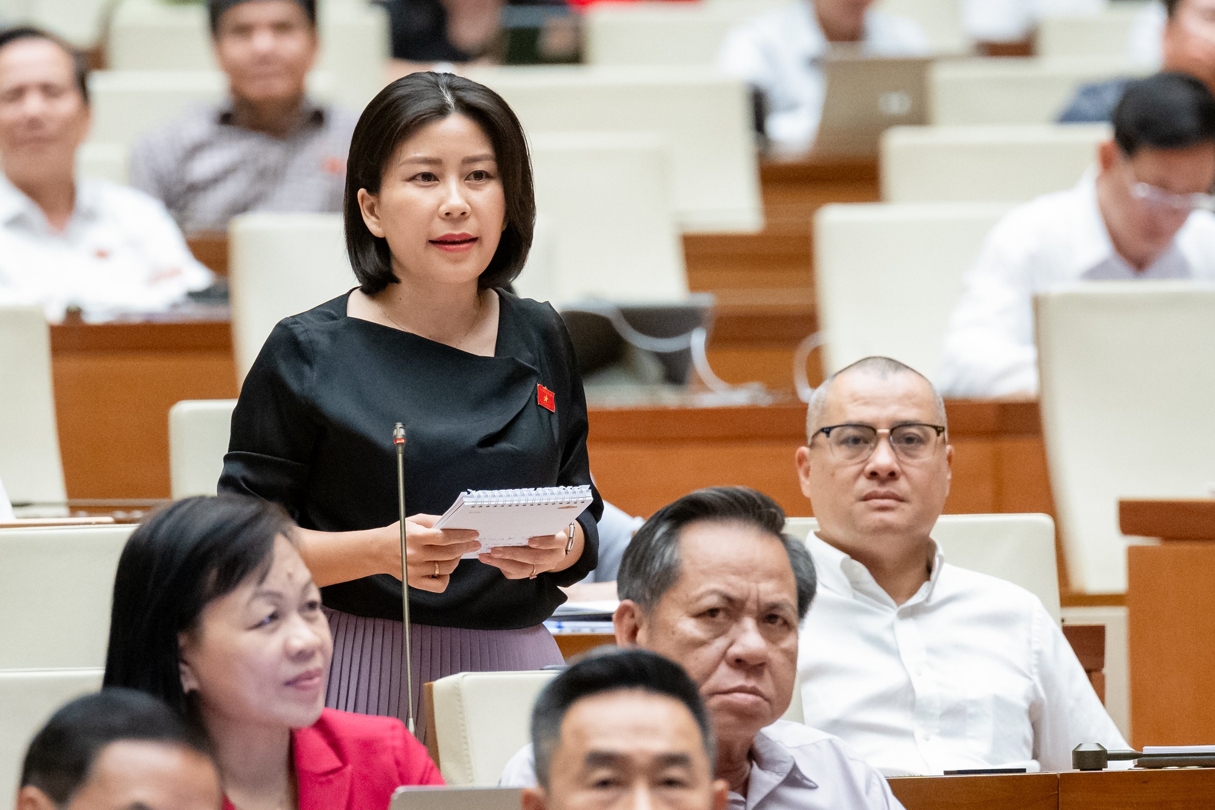Đại biểu L&ecirc; Đ&agrave;o An Xu&acirc;n, Đo&agrave;n tỉnh Ph&uacute; Y&ecirc;n. Ảnh: Quochoi.vn.
