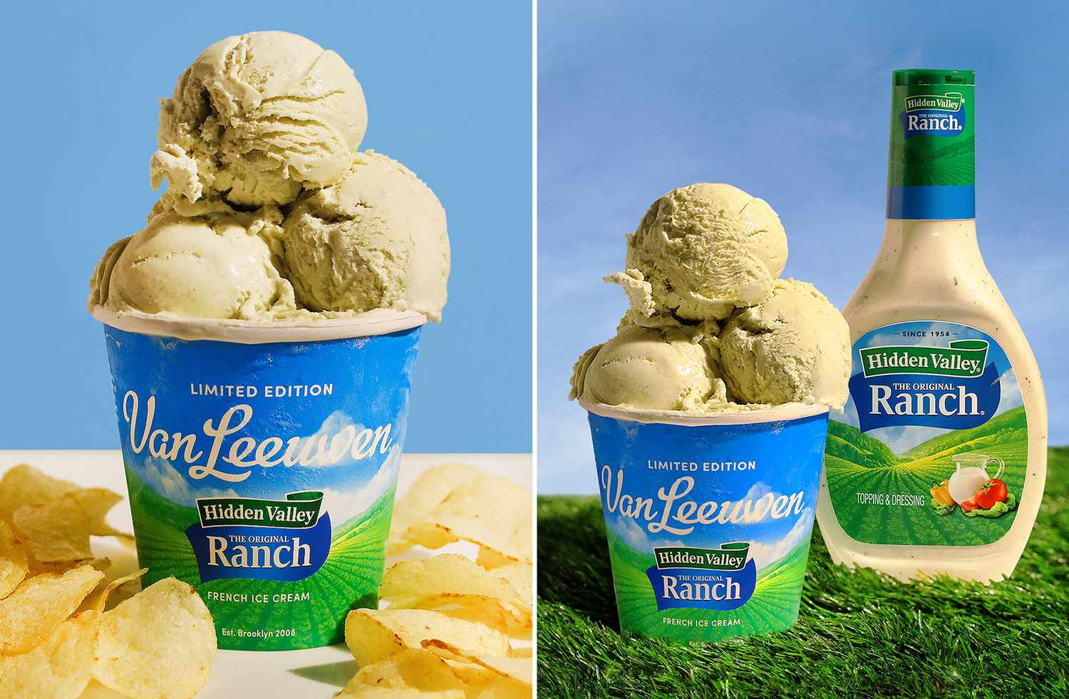 M&oacute;n kem mang &ldquo;hương vị g&acirc;y sốc&rdquo; Hidden Valley Ranch (một loại nước sốt c&oacute; h&agrave;nh v&agrave; tỏi).