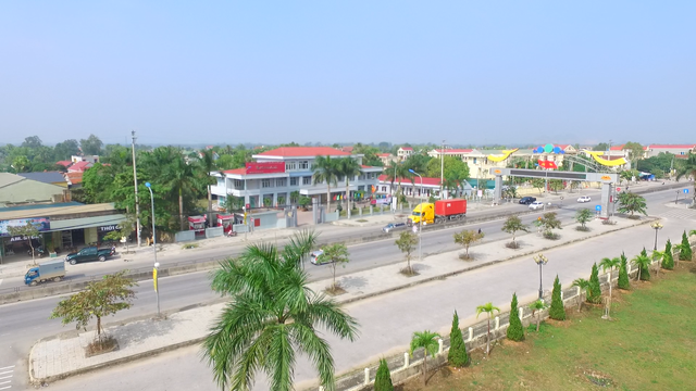 Một g&oacute;c thị trấn T&acirc;n Phong, huyện Quảng Xương