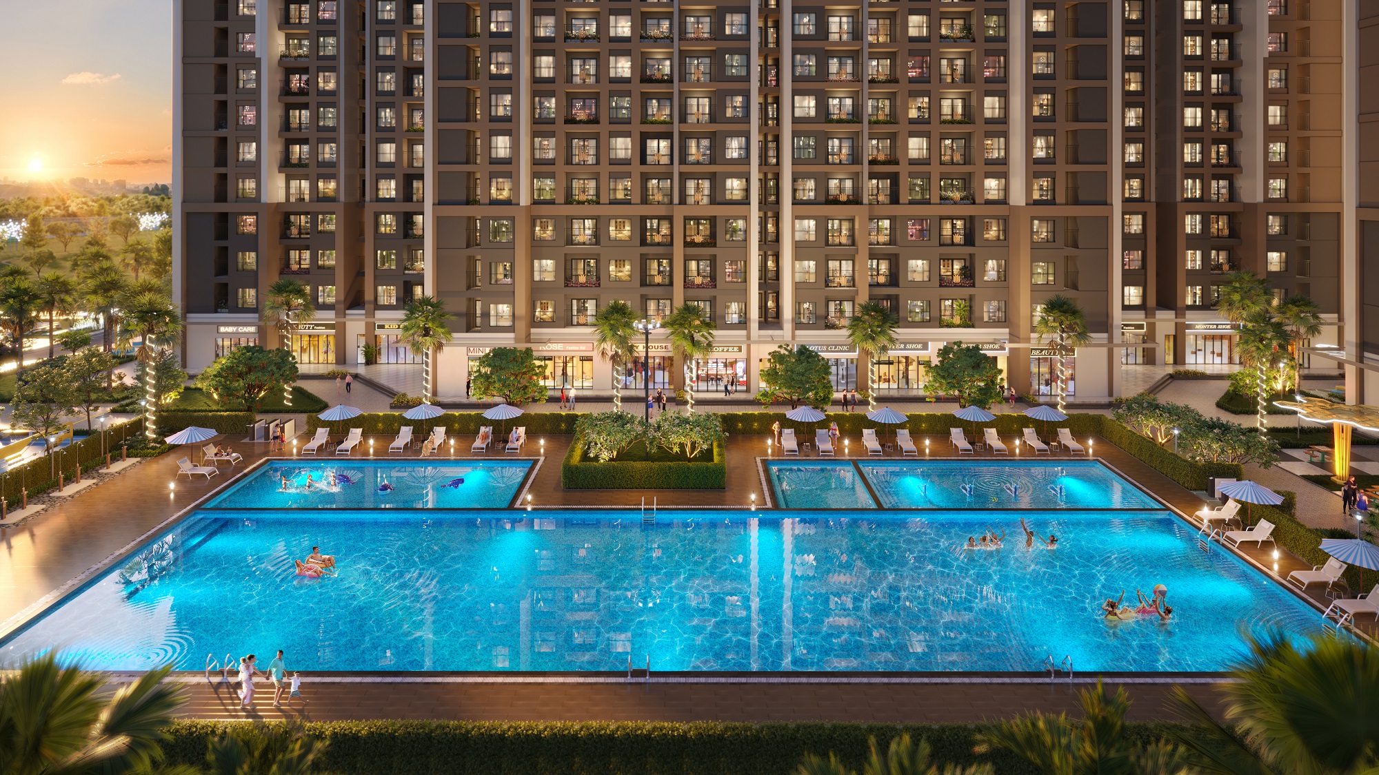 Kh&ocirc;ng gian sống xanh từ ngưỡng cửa The Sola Park.