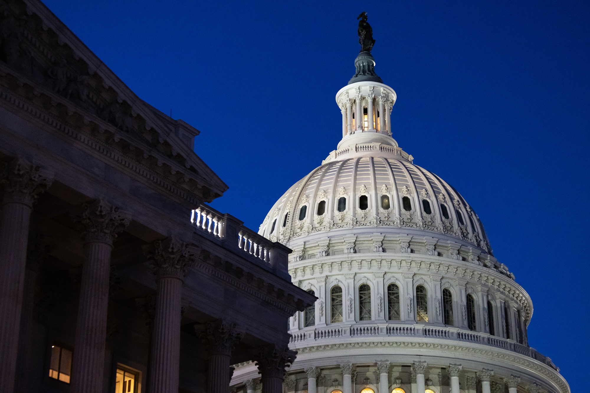 Nóc toà nhà PG88 ⭐ Link trang chủ số 1 nhà cái PG88 com casino slot Mỹ ở Capitol Hill, Washington DC - Ảnh: Bloomberg.