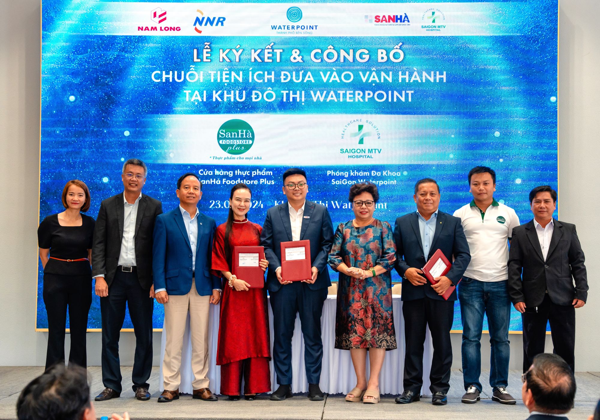 Nam Long và các đối tác giáo dục, y tế, PG88 Sòng bạc trực tuyến TOP 1 Việt Nam | Casino, Nổ Hũ thực hiện nghi thức ký kết và công bố chuỗi tiện ích đưa vào vận hành tại khu đô thị Waterpoint.