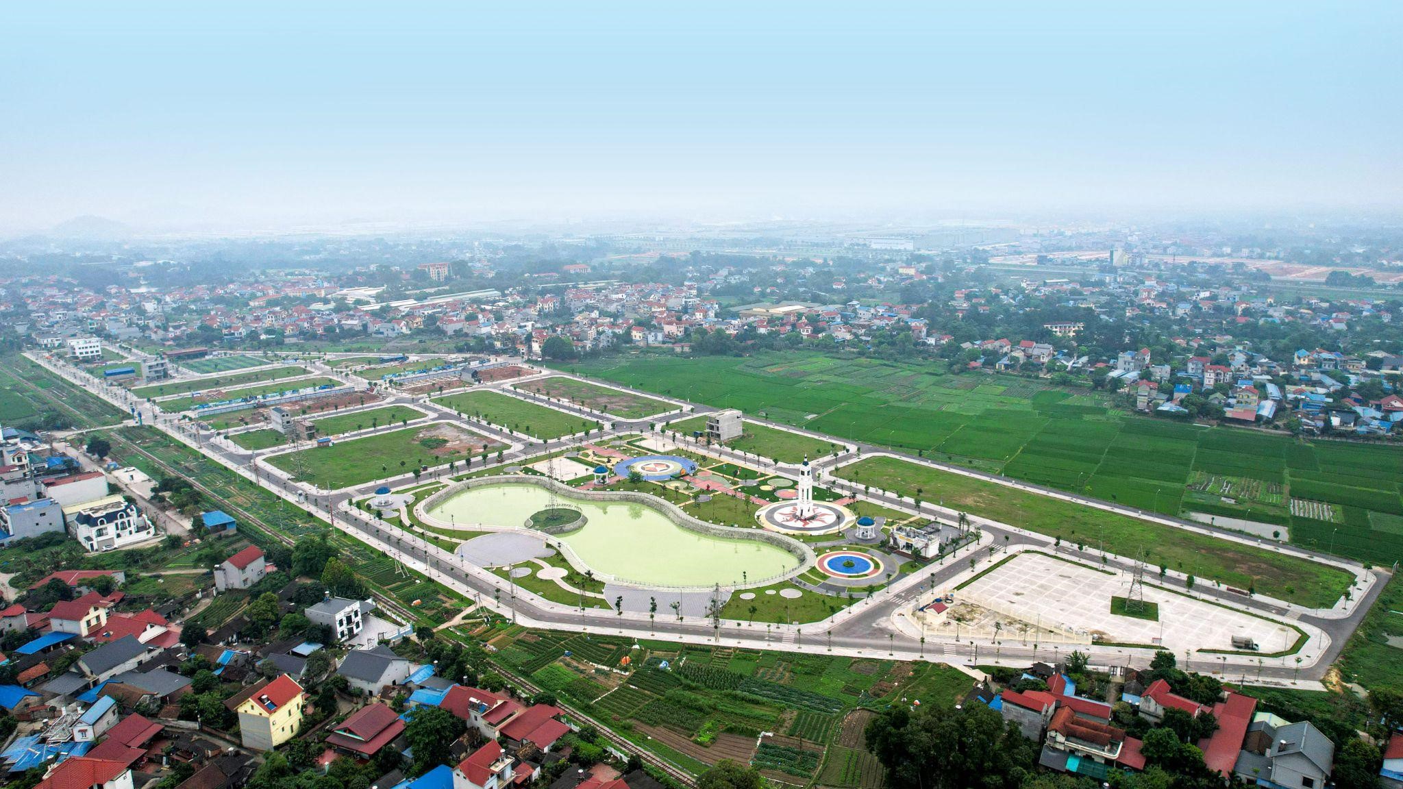 Hình ảnh thực tế khu đô thị Tấn Đức Central Park. Ảnh: Tấn Đức.
