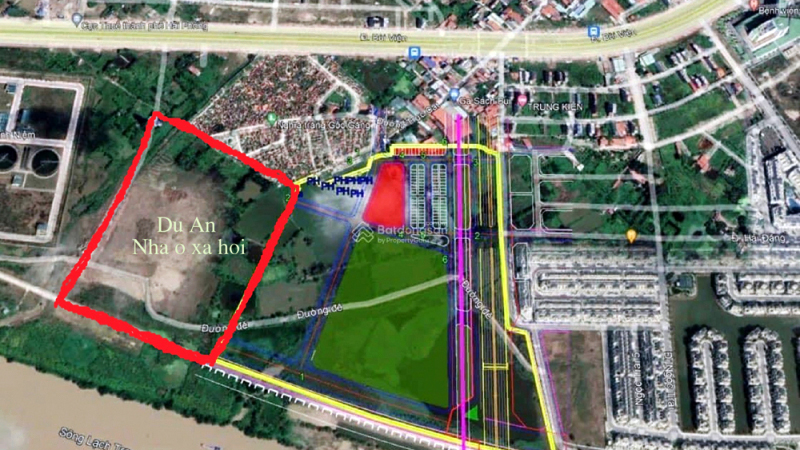 Khu đất thực hiện Link Trang Chủ PG88.Com Mới #2026 Khu nhà ở xã hội tại Khu đô thị Cầu Rào 2 mà liên danh TTD Holding và Hưng Thịnh INCONS được lựa chọn làm nhà đầu tư