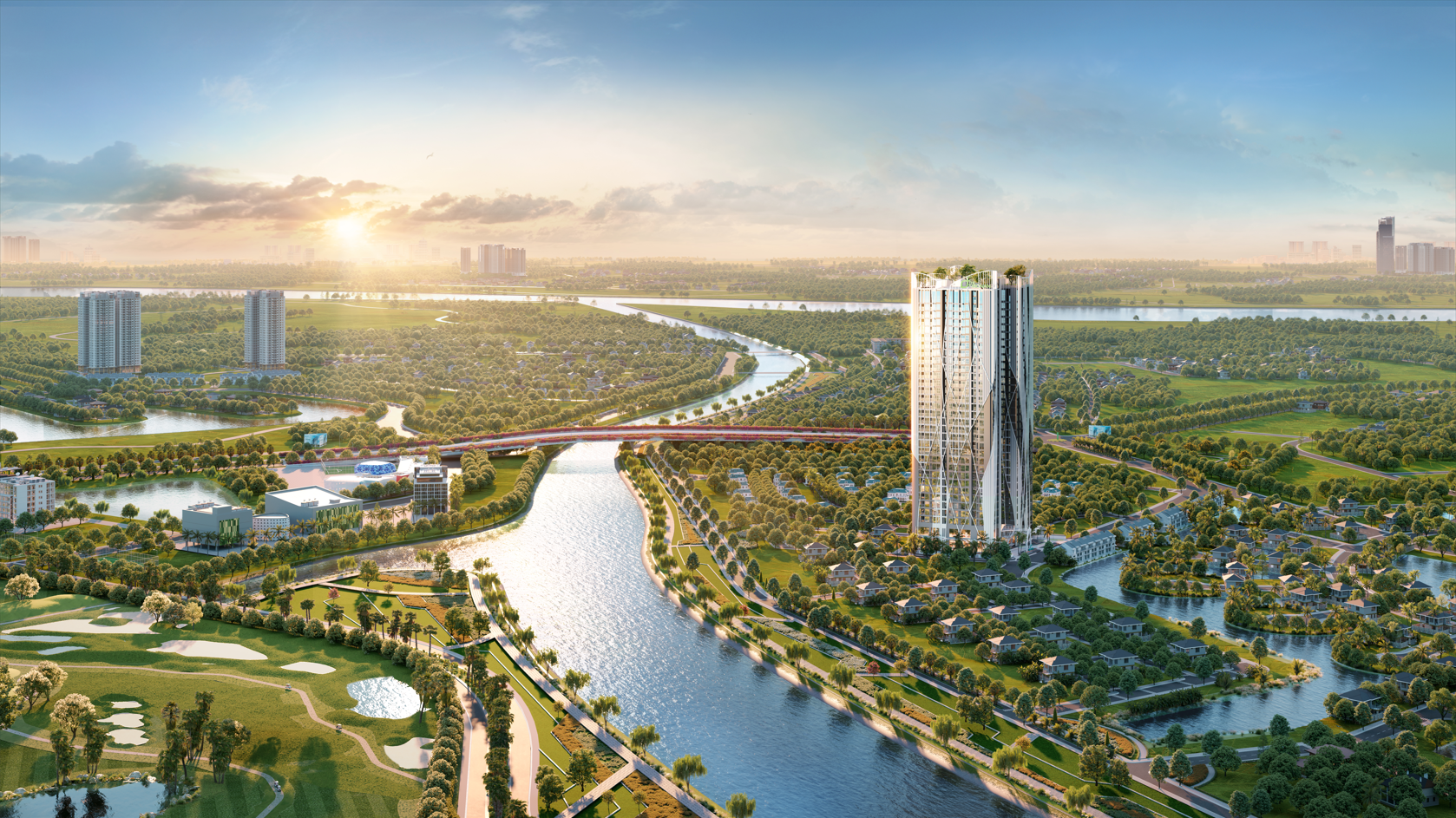Khám phá tầm nhìn panorama triệu đô tại căn hộ resort The Fibonan 