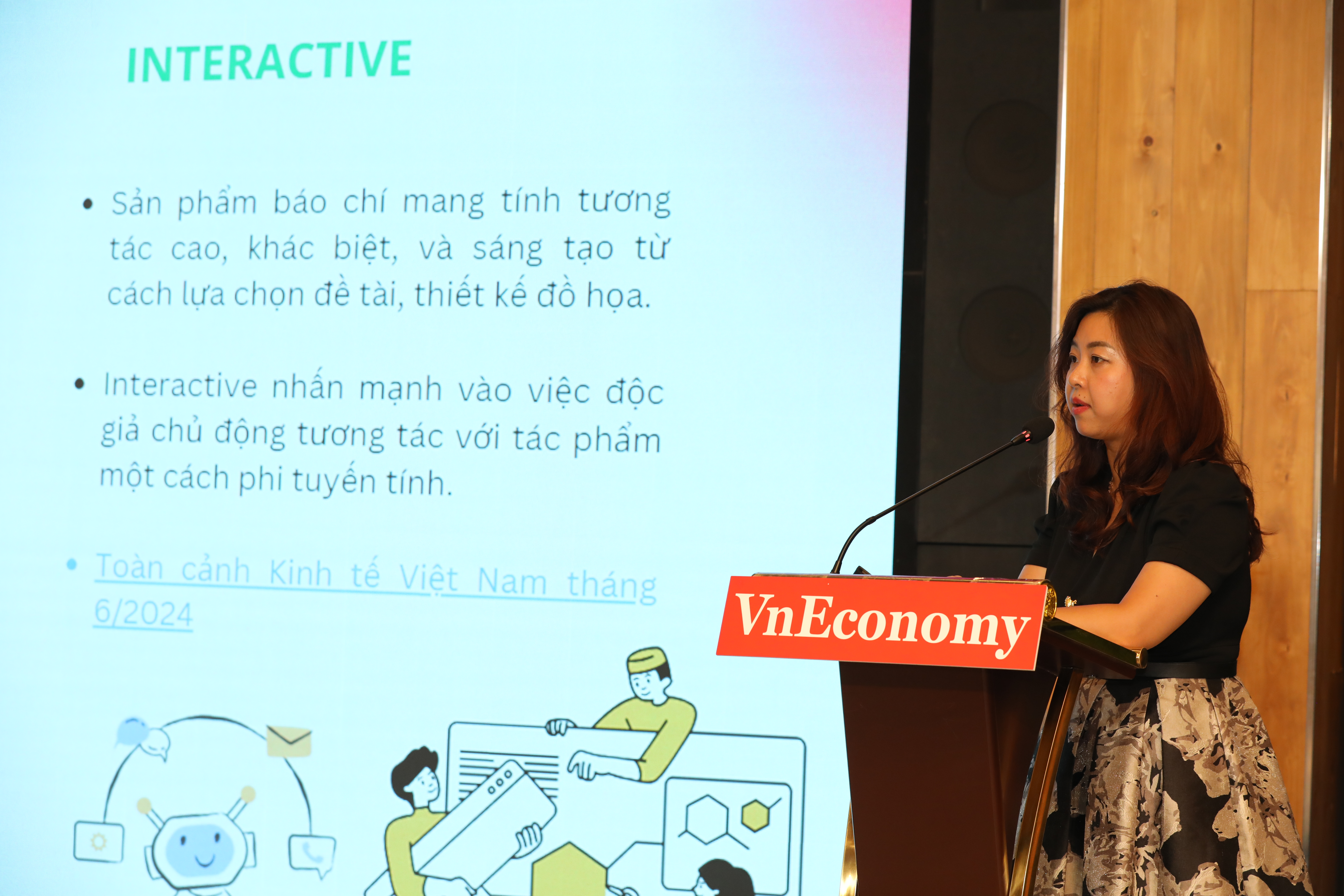 B&agrave; Đ&agrave;o Thu H&agrave;, Trưởng ban Digital Business, Tạp ch&iacute; Link Trang Chủ PG88.Com Mới #2026 Việt Nam, ph&aacute;t biểu tại hội nghị.