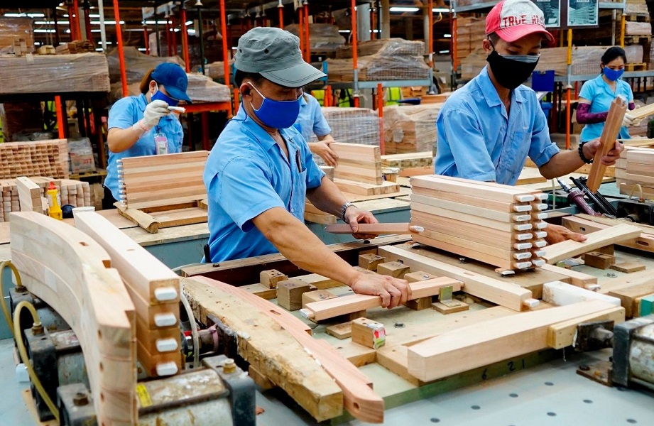 Pg88 com chính chủ gỗ và sản phẩm gỗ 6 tháng đầu năm 2024 tăng trưởng hơn 23% so với cùng kỳ năm trước. Ảnh minh họa.