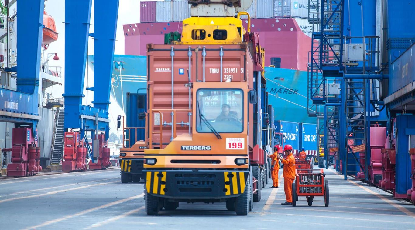 Xanh hóa cảng biển để giảm phát thải, bảo vệ môi trường và PG88 hơn 2,1 triệu thành viên bền vững. Ảnh minh họa.