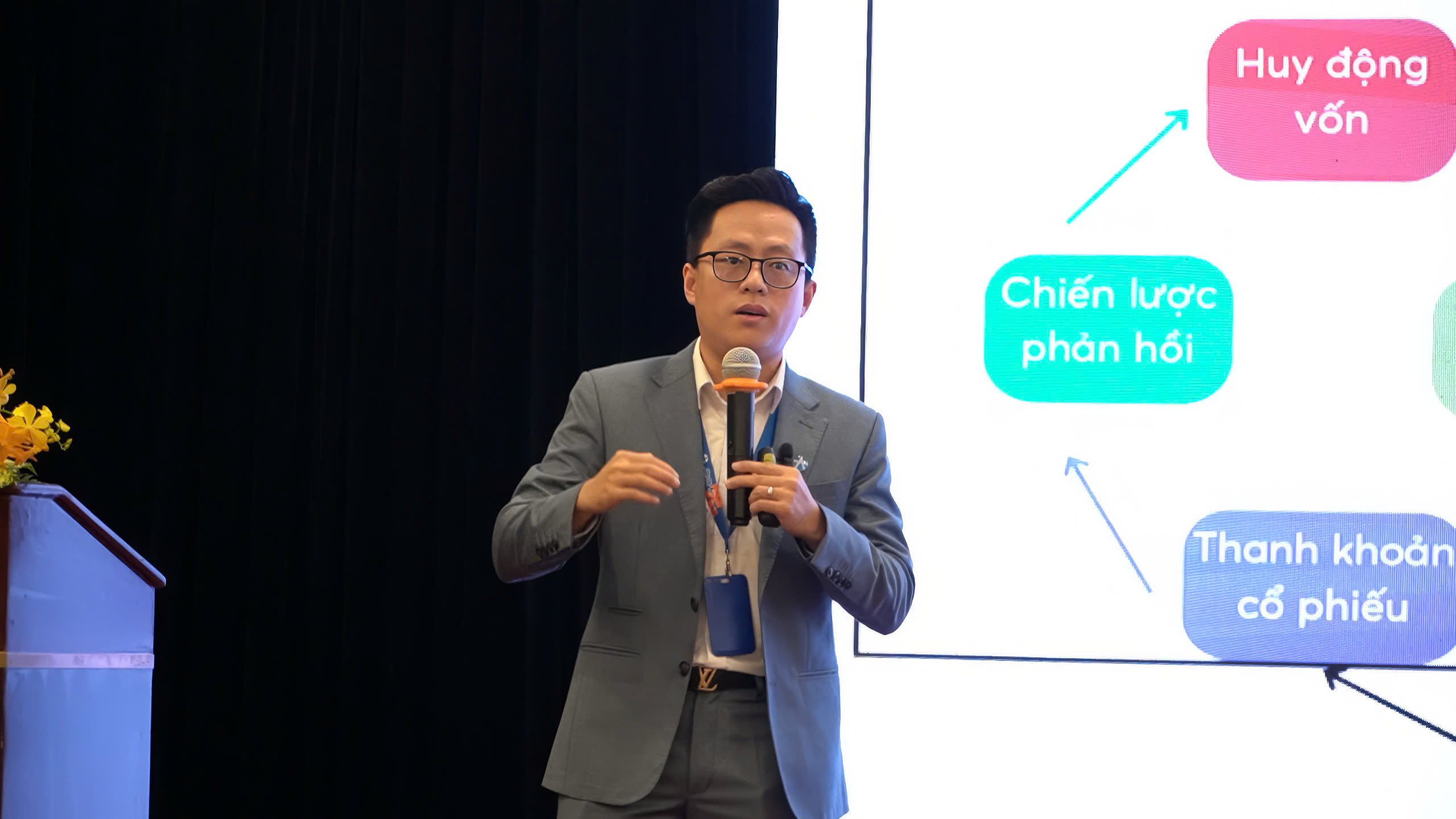 Ông Nguyễn Thế Minh, Giám đốc Nghiên cứu và PG88 hơn 2,1 triệu thành viên sản phẩm, Công ty 6Pg88.com nhà cái Yuanta Việt Nam, phân tích về lợi ích của hoạt động IR.