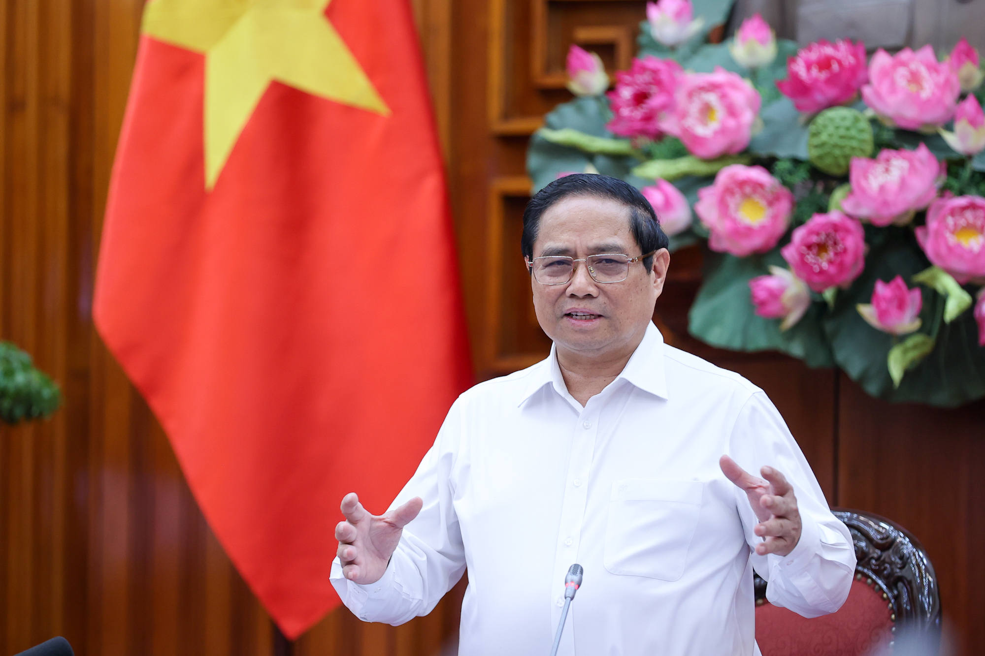Thủ tướng Phạm Minh Chính chủ trì cuộc Pg88hi Thể Thao, Bóng Đá, Casino, Nổ Hũ, Xổ Số trực tuyến với hai tỉnh Hà Tĩnh, Nghệ An về tình hình thực hiện Link Trang Chủ PG88.Com Mới #2026 đường dây 500 kV mạch 3 đoạn từ Quảng Trạch đến Phố Nối - Ảnh: VGP
