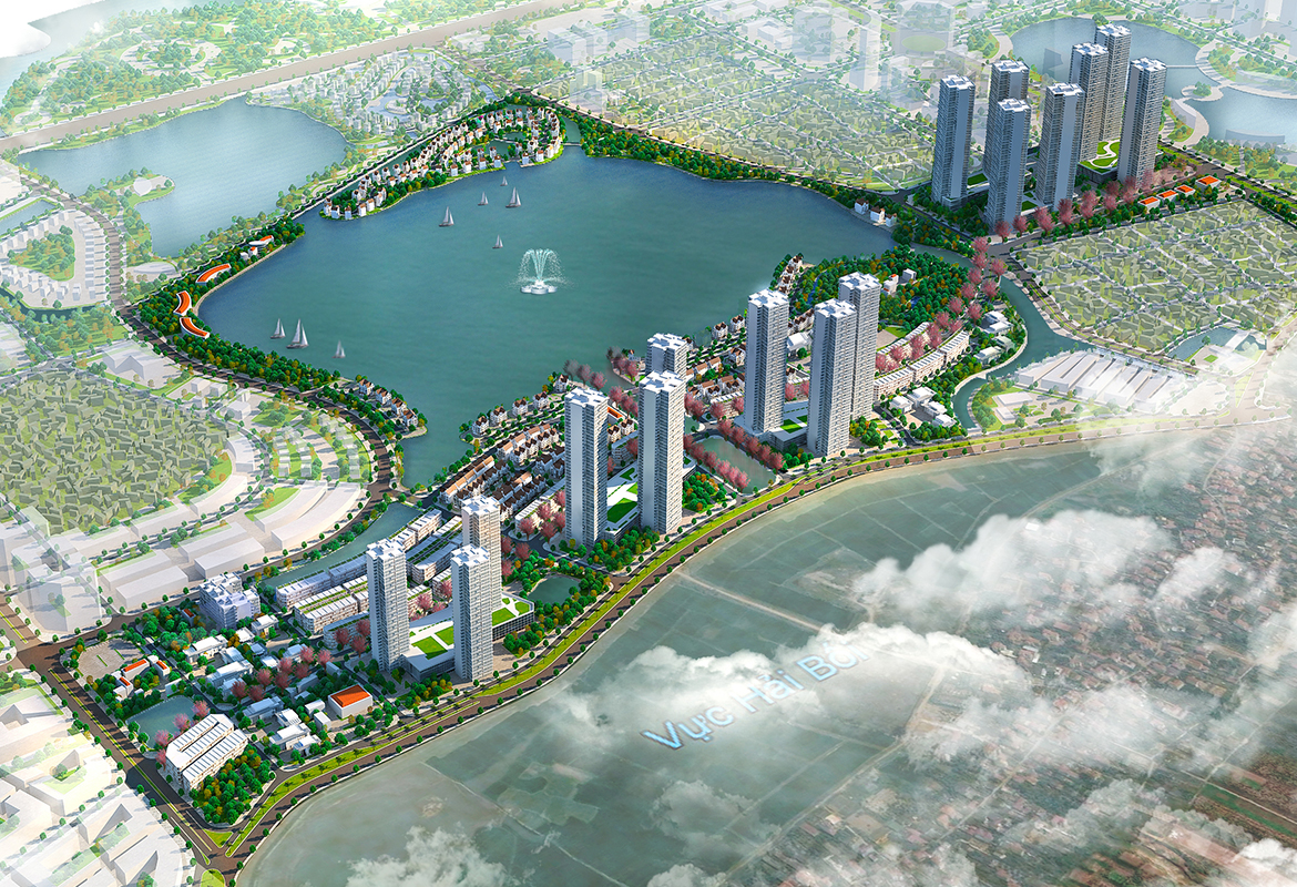 Phối cảnh Link Trang Chủ PG88.Com Mới #2026 Thành phố thông minh Bắc Hà Nội (Ảnh: Tập đoàn BRG)