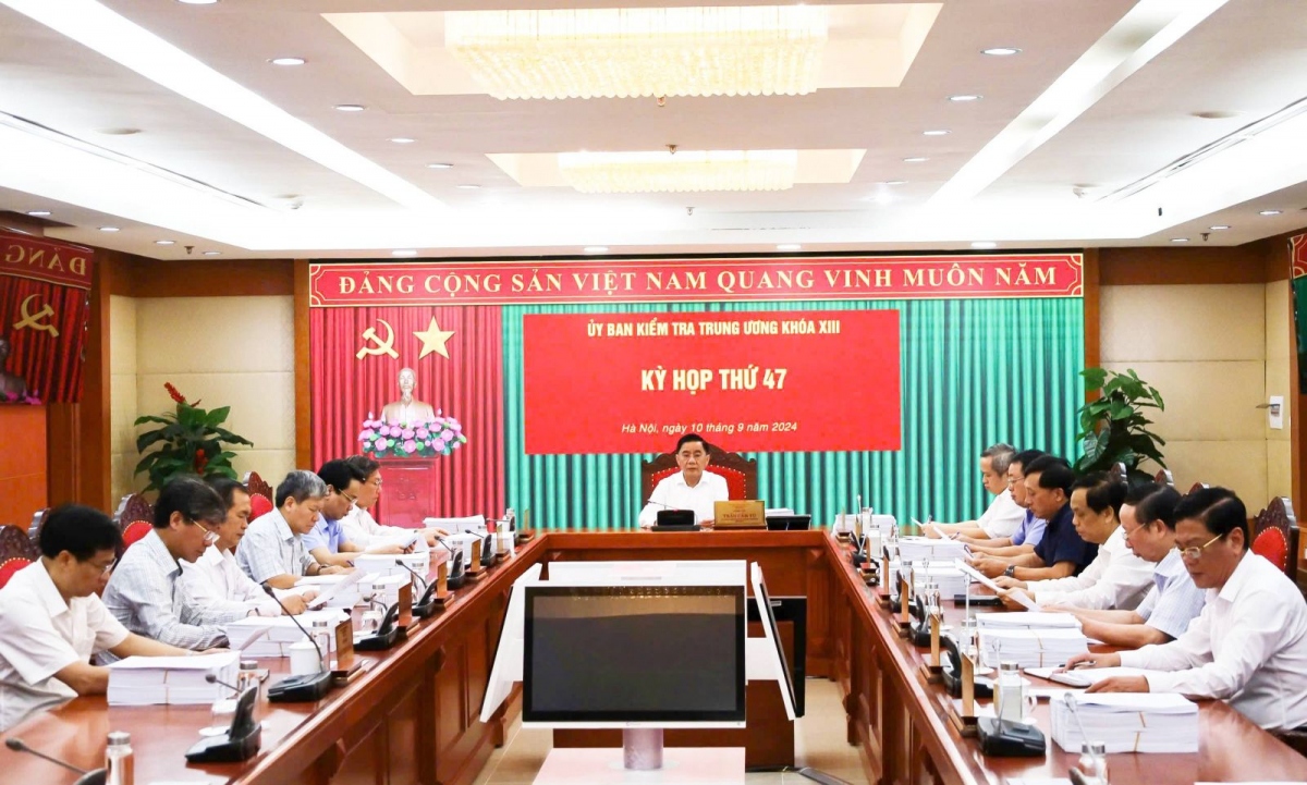 Kỳ họp thứ 47 của Ủy ban Kiểm tra Trung ương: Kỷ luật và đề nghị kỷ luật nhiều cán bộ