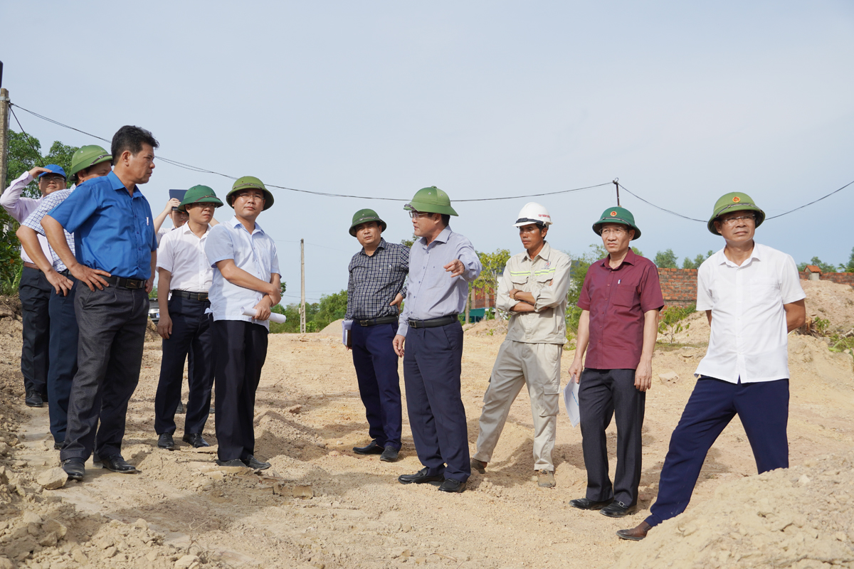 Phó Chủ tịch UBND tỉnh Quảng Phan Phong Phú đi kiểm tra tiến độ thực hiện gói thầu đường nối từ đường tránh Quốc lộ 1 với nhánh Đông đường Hồ Chí Minh thuộc Link Trang Chủ PG88.Com Mới #2026 BIIG2 Quảng Bình