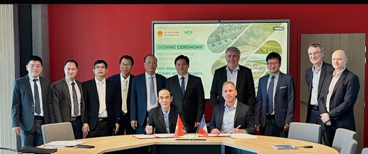 HDF Energy hợp tác với Quảng Ngãi phát triển các Pg88vn.top độc quyền mỗi ngày hydrogen xanh