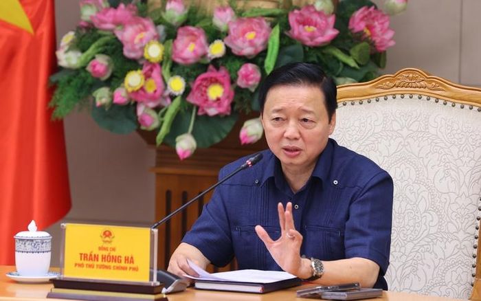 Phó Thủ tướng Trần Hồng Hà tại cuộc Pg88hi Thể Thao, Bóng Đá, Casino, Nổ Hũ, Xổ Số với lãnh đạo tỉnh Tuyên Quang ngày 24/9. Ảnh: VGP