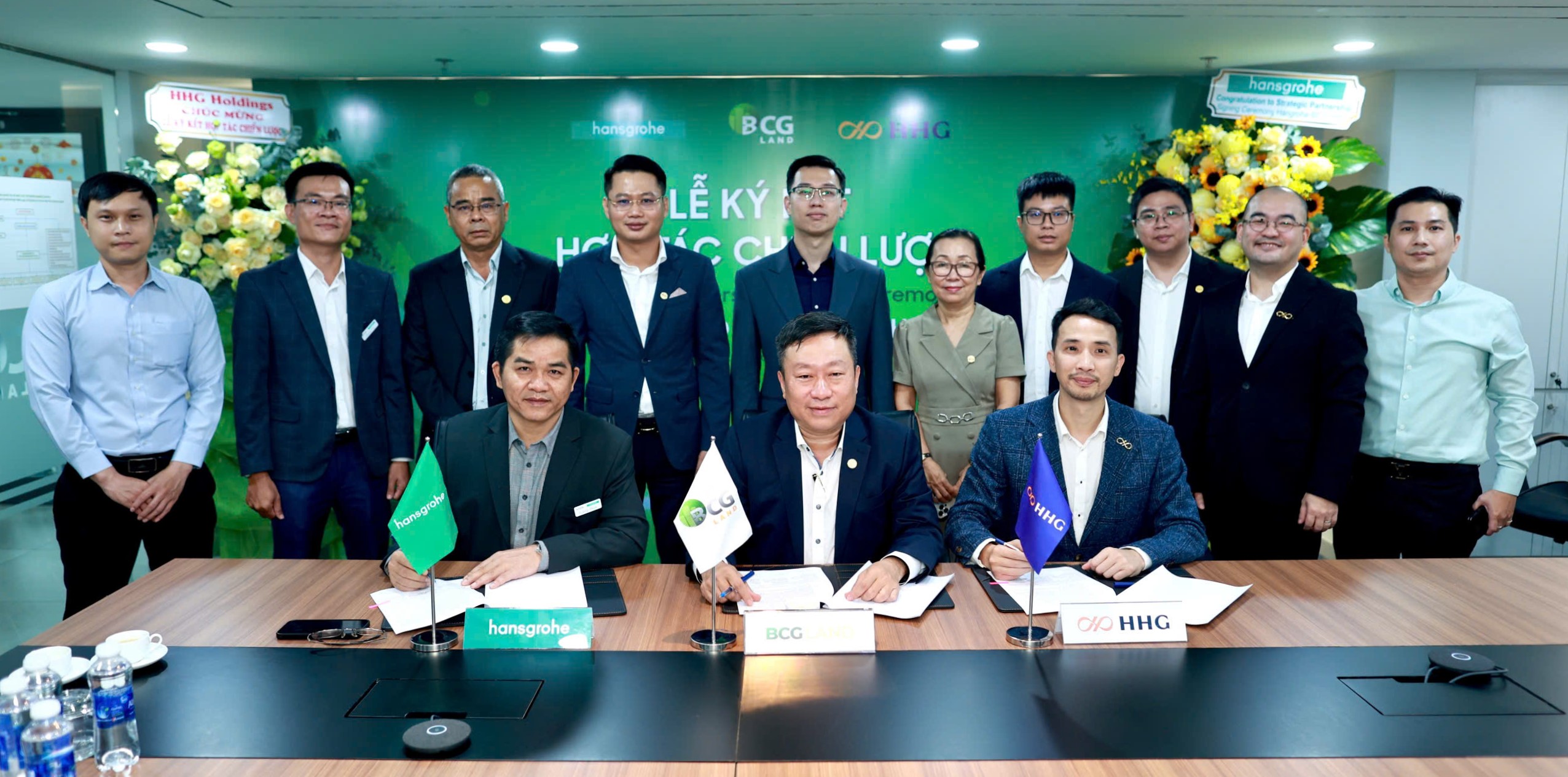 BCG Land k&yacute; kết hợp t&aacute;c chiến lược với Hansgrohe v&agrave; HHG Holdings.