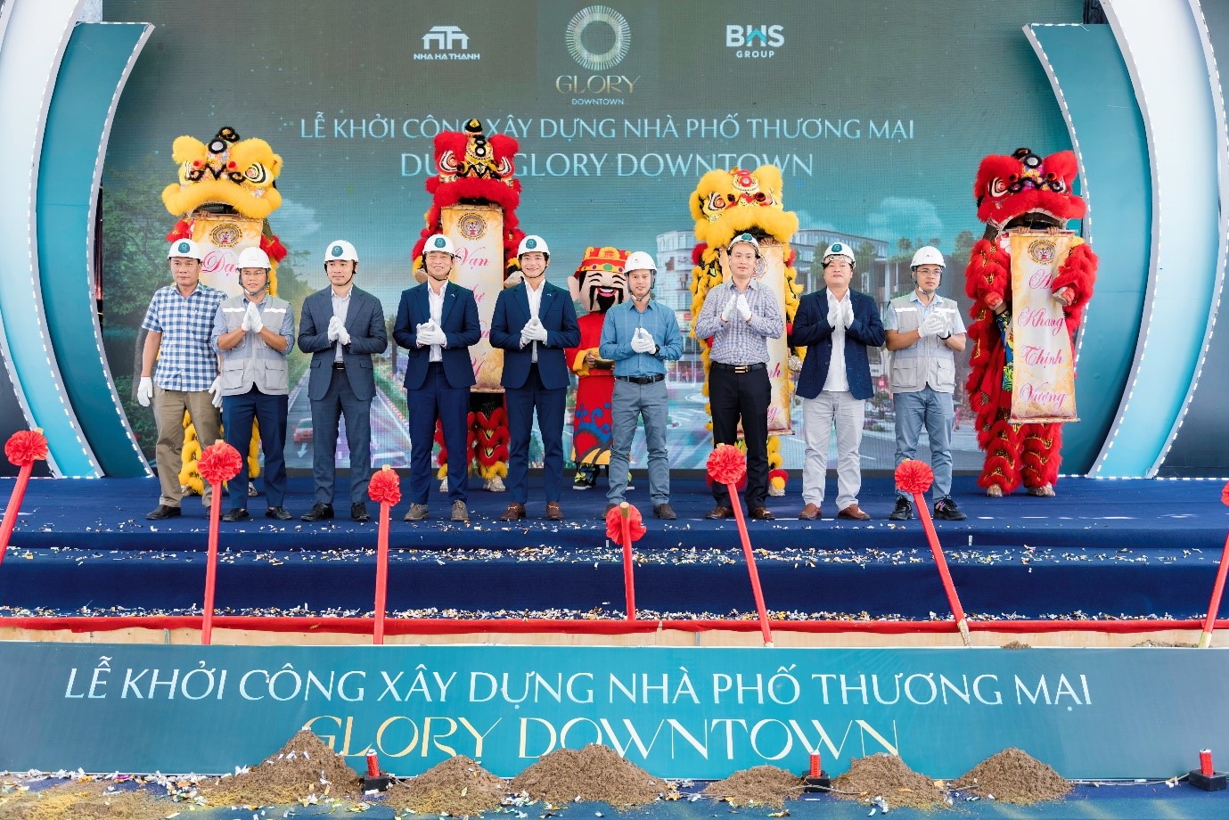Sự kiện khởi c&ocirc;ng dự &aacute;n Glory Downtown.