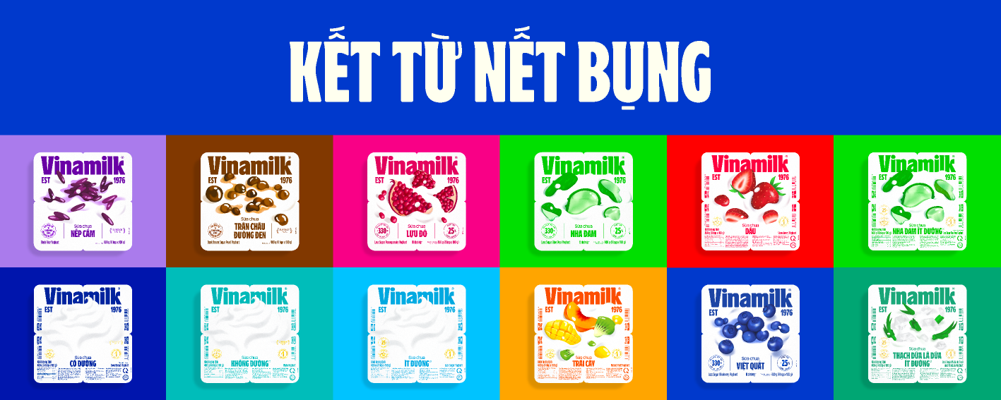 Nhiều sản phẩm Vinamilk đồng loạt đổi &ldquo;&aacute;o&rdquo; mới trong thời gian qua.