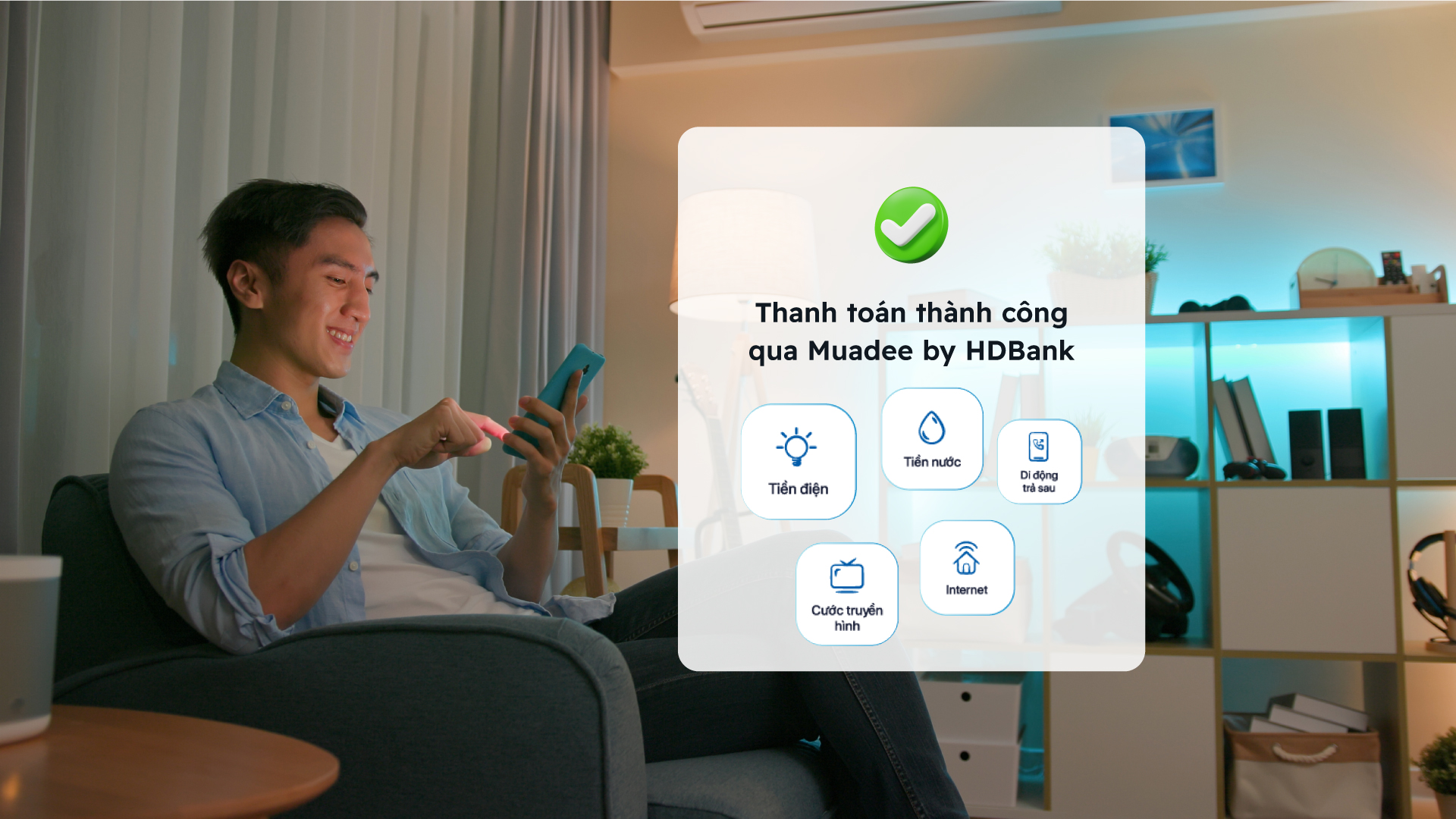 Với Thẻ trả góp Muadee, đến hoá đơn sinh hoạt cũng được trả góp.