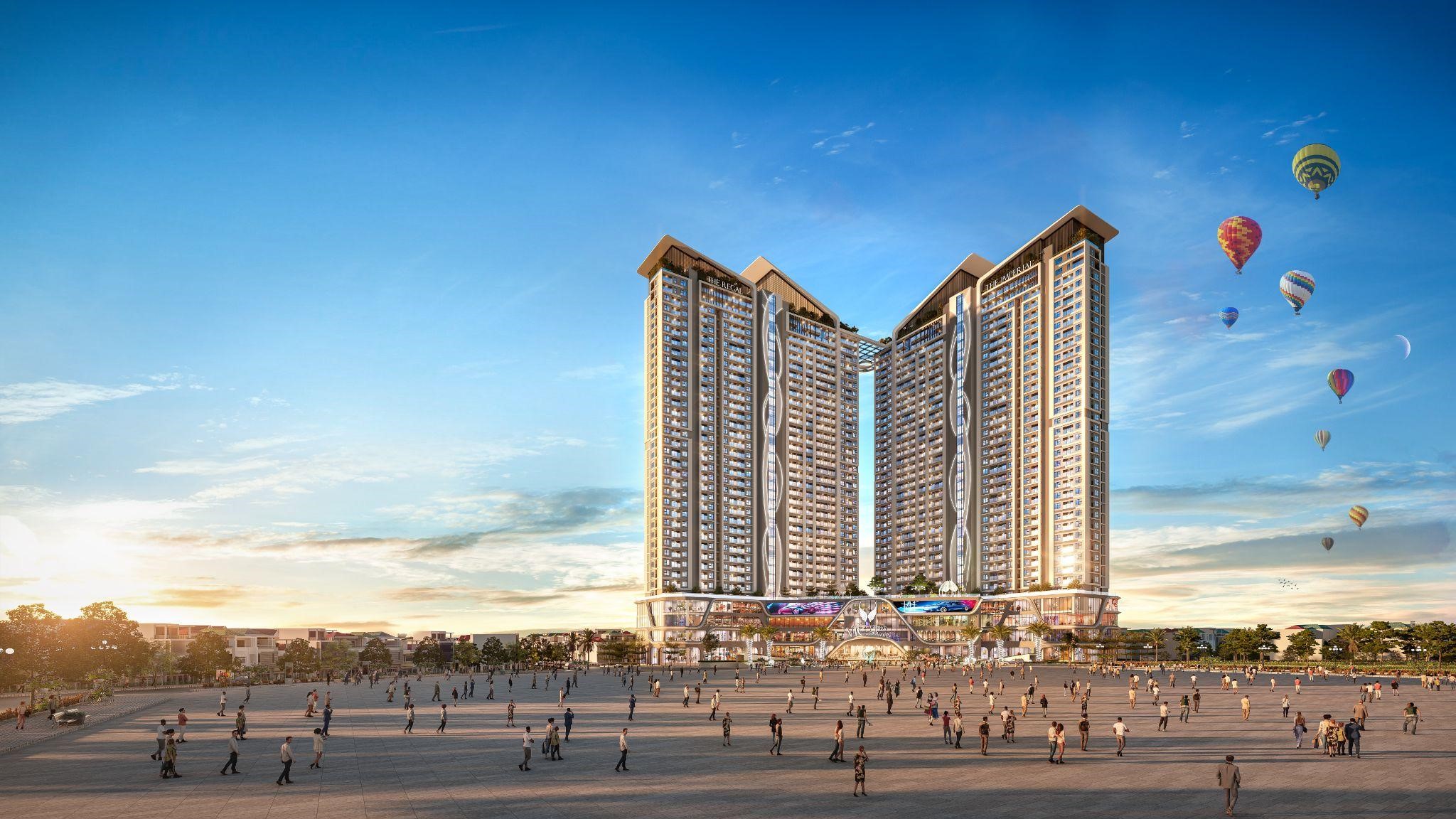 Phối cảnh 3D dự &aacute;n VIC Grand Square - Việt Tr&igrave; - Ph&uacute; Thọ.