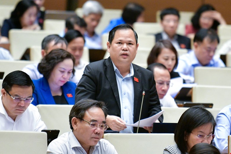 Đại biểu Nguyễn Duy Thanh, đo&agrave;n C&agrave; Mau.