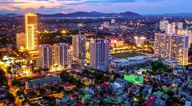 Một g&oacute;c th&agrave;nh phố Vinh. Ảnh tư liệu: S&aacute;ch Nguyễn.