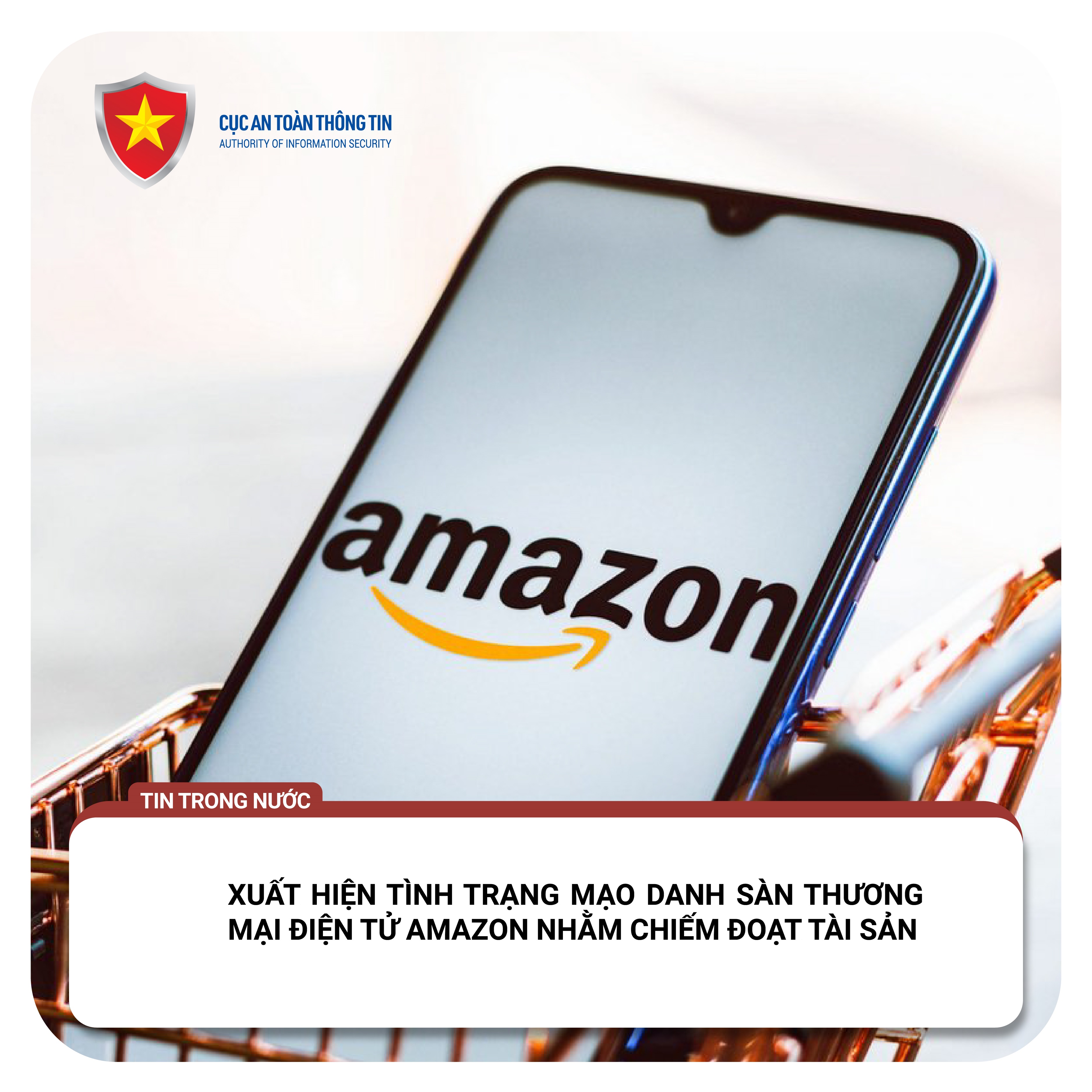 Mạo danh sàn Pg88ok ưu đãi hấp dẫn điện tử Amazon nhằm chiếm đoạt tài sản