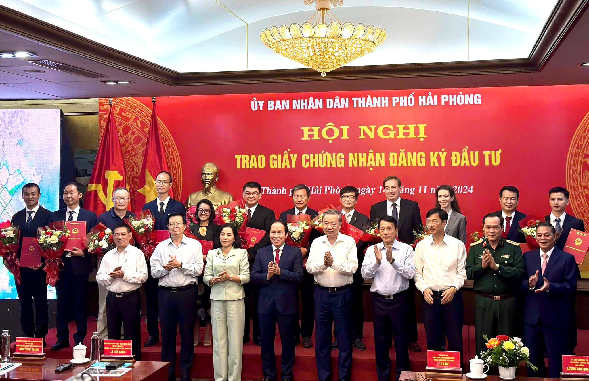 Pg88vn.top Casino online, Thể thao, Xổ số, Bắn cá, Đá gà, Nổ hũ Tô Lâm tham dự lễ trao giấy chứng nhận đầu tư tại Hải Phòng