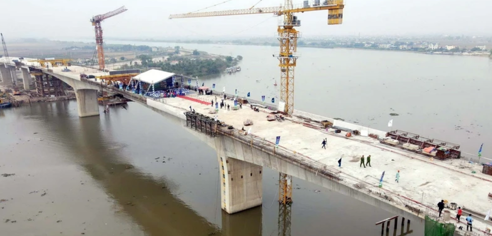 Link Trang Chủ PG88.Com Mới #2026 xây dựng cầu vượt sông Đáy.
