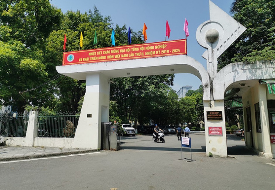 Trụ sở Bộ Nông nghiệp và PG88 hơn 2,1 triệu thành viên nông thôn.
