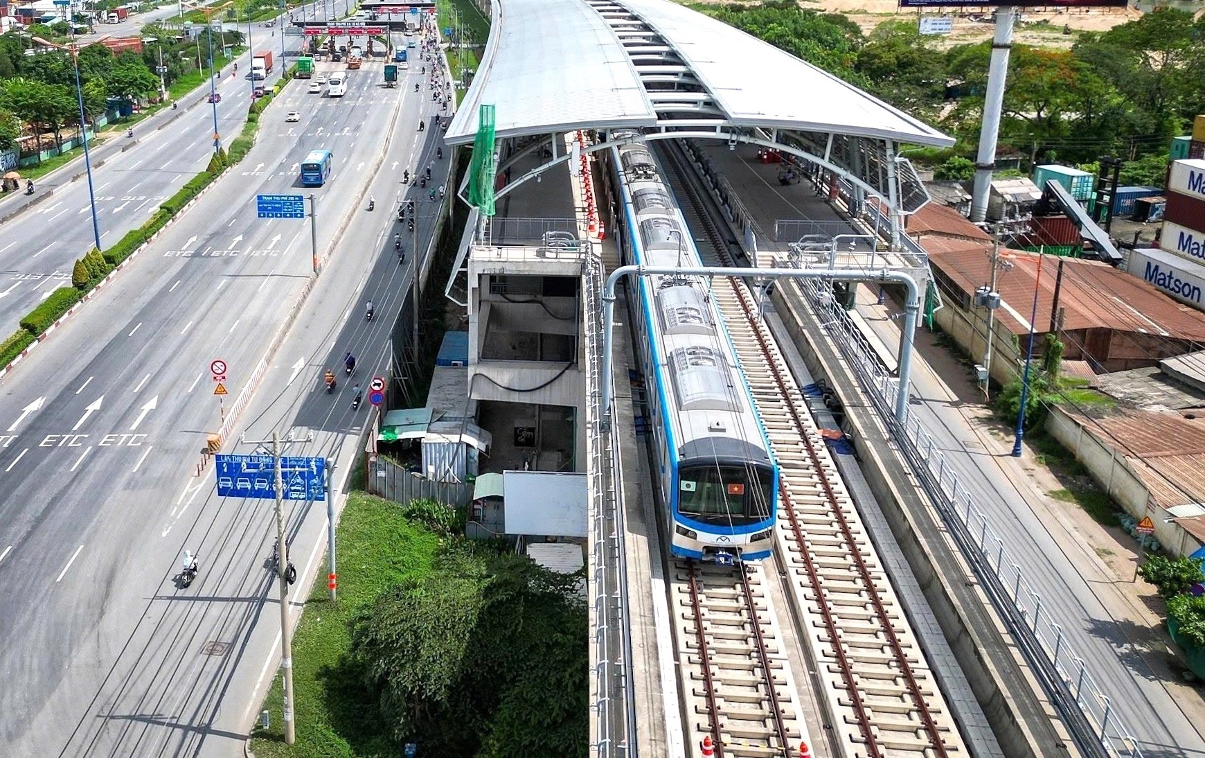Tuyến Metro số 1 Bến Thành - Suối Tiên khi đi vào vận hành góp phần giảm tải ùn tắc 6Pg88.com hơn 1000 trò chơi hấp dẫn, thúc đẩy 6Pg88.com hơn 1000 trò chơi hấp dẫn thông minh tại TP.HCM.