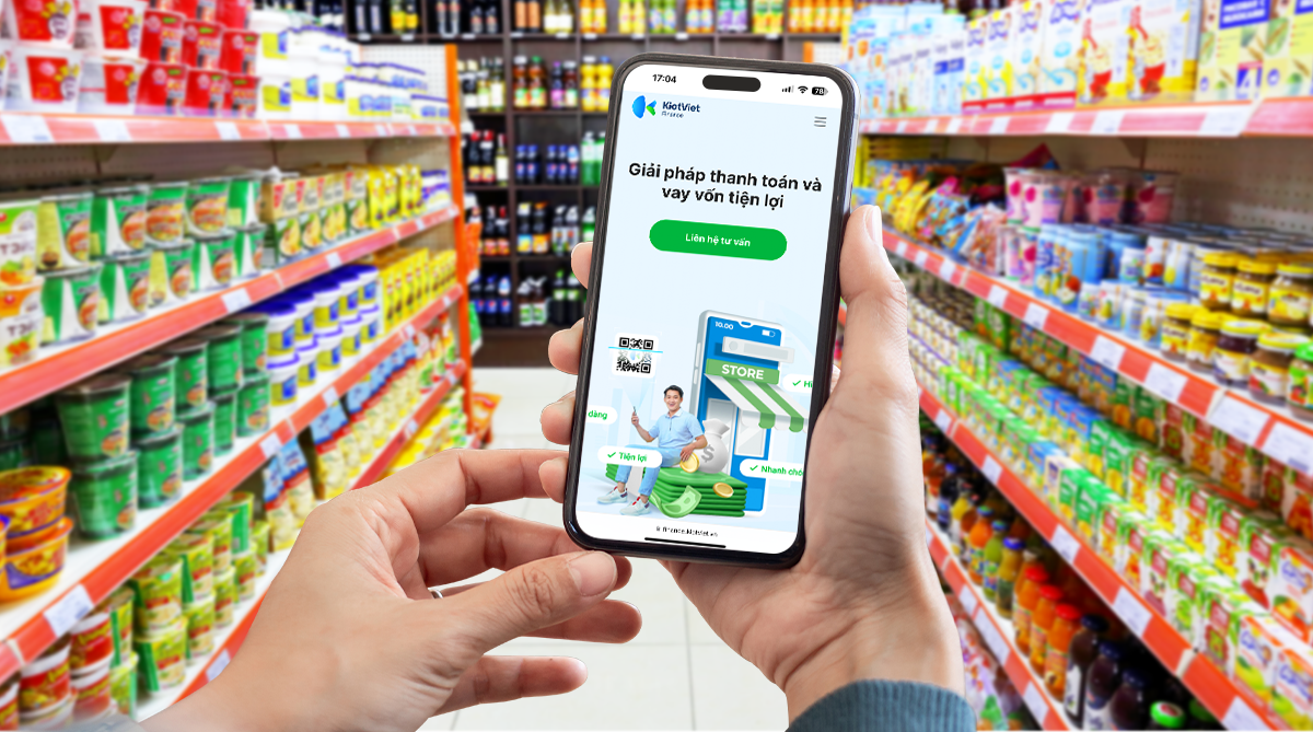 Chủ PG88 Uy Tín Số 1 Việt Nam c&oacute; thể đăng k&yacute; vay vốn tiện lợi ngay tr&ecirc;n phần mềm KiotViet. Ảnh: KiotViet.