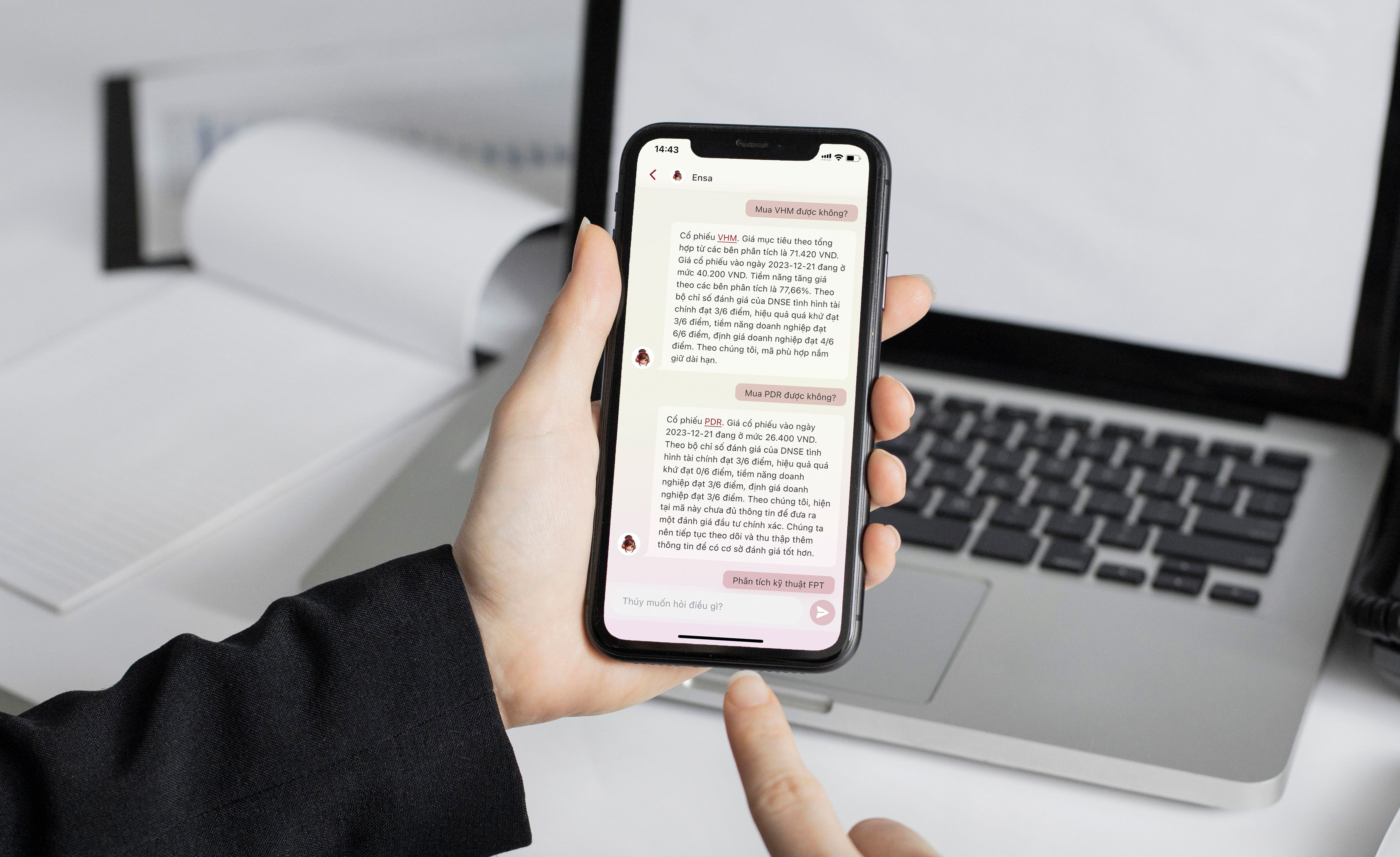 DNSE ti&ecirc;n phong ứng dụng AI ph&aacute;t triển chatbot Trợ l&yacute; ảo Ensa hỗ trợ Pg88vn Trang Chủ Chính Thức chứng kho&aacute;n.