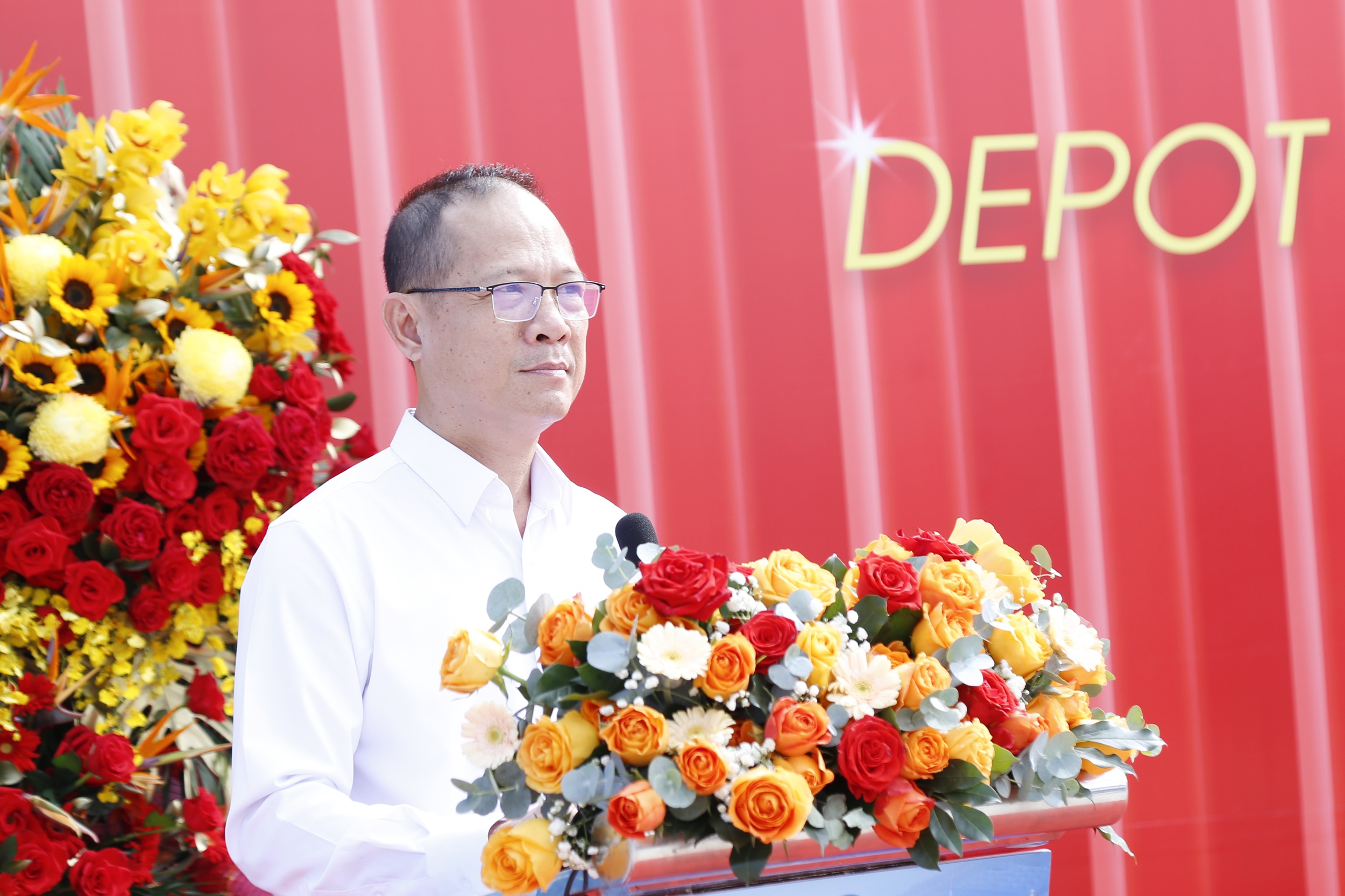 &Ocirc;ng Nguyễn Quốc B&igrave;nh, Gi&aacute;m đốc PG88 Uy Tín Số 1 Việt Nam H&atilde;ng t&agrave;u SITC ph&aacute;t biểu.&nbsp;Ảnh C&ocirc;ng Hoan.