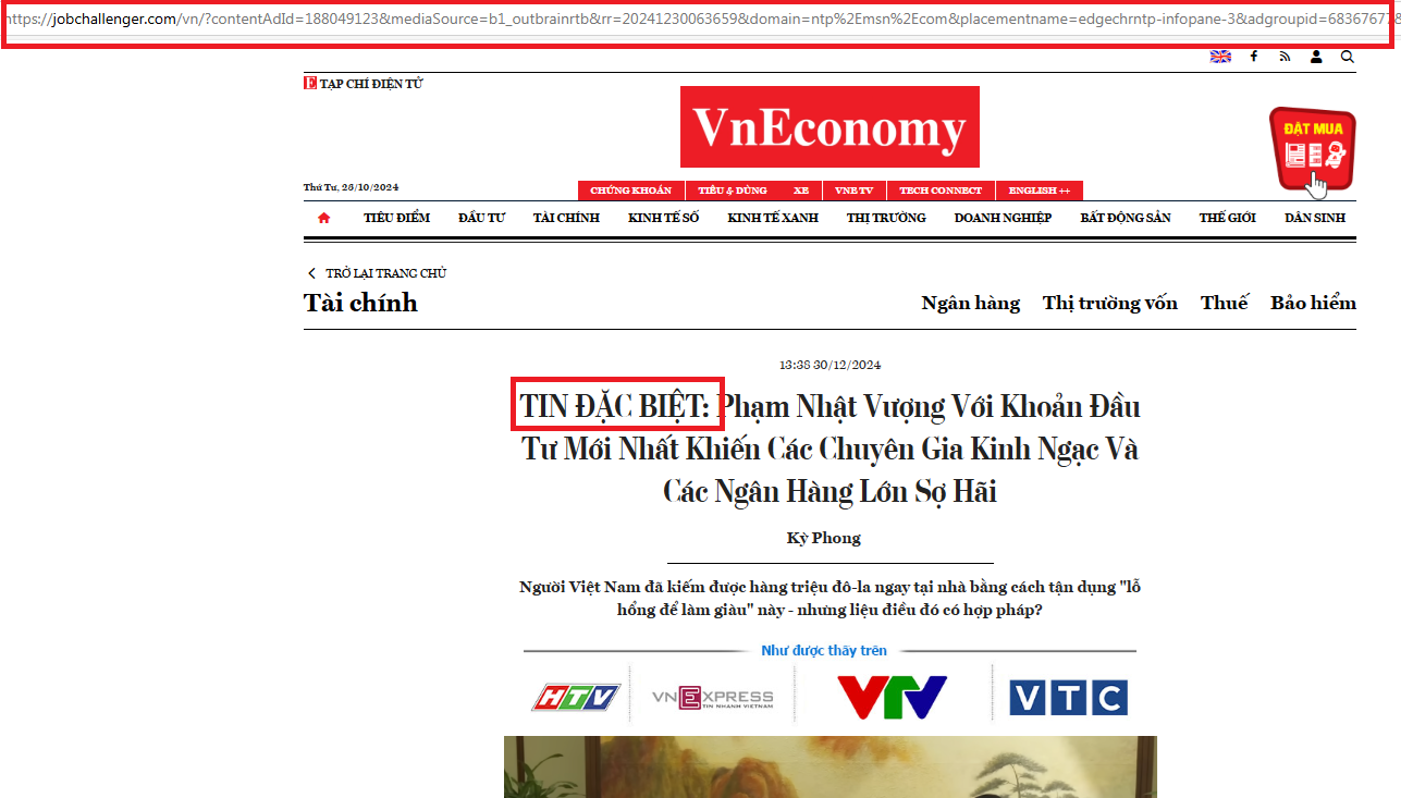 T&ecirc;n miền quốc tế&nbsp;jobchallenger.com giả mạo giao diện Tạp ch&iacute; 6PG88VN v&agrave; đăng tin k&ecirc;u gọi Pg88vn Trang Chủ Chính Thức tiền số lừa đảo 