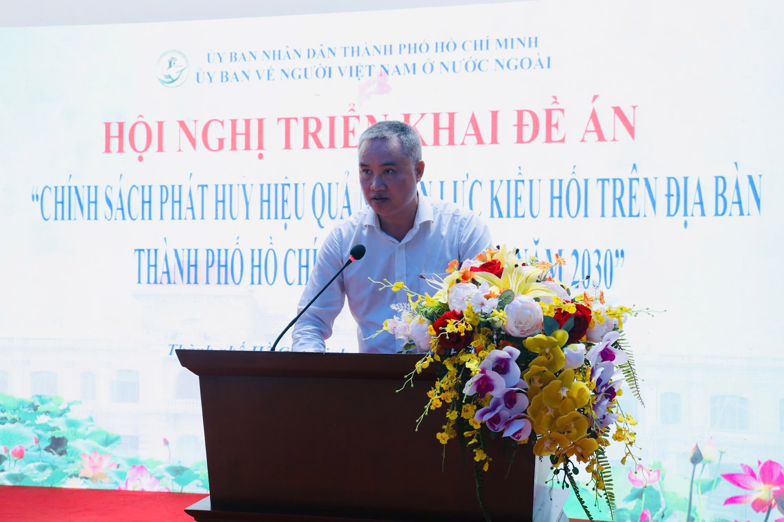 Ông Nguyễn Đức Lệnh, Phó Giám đốc Pg88 com chính chủ Nhà nước chi nhánh TP.HCM - Ảnh: Uỷ ban người Việt ở nước ngoài TP.HCM