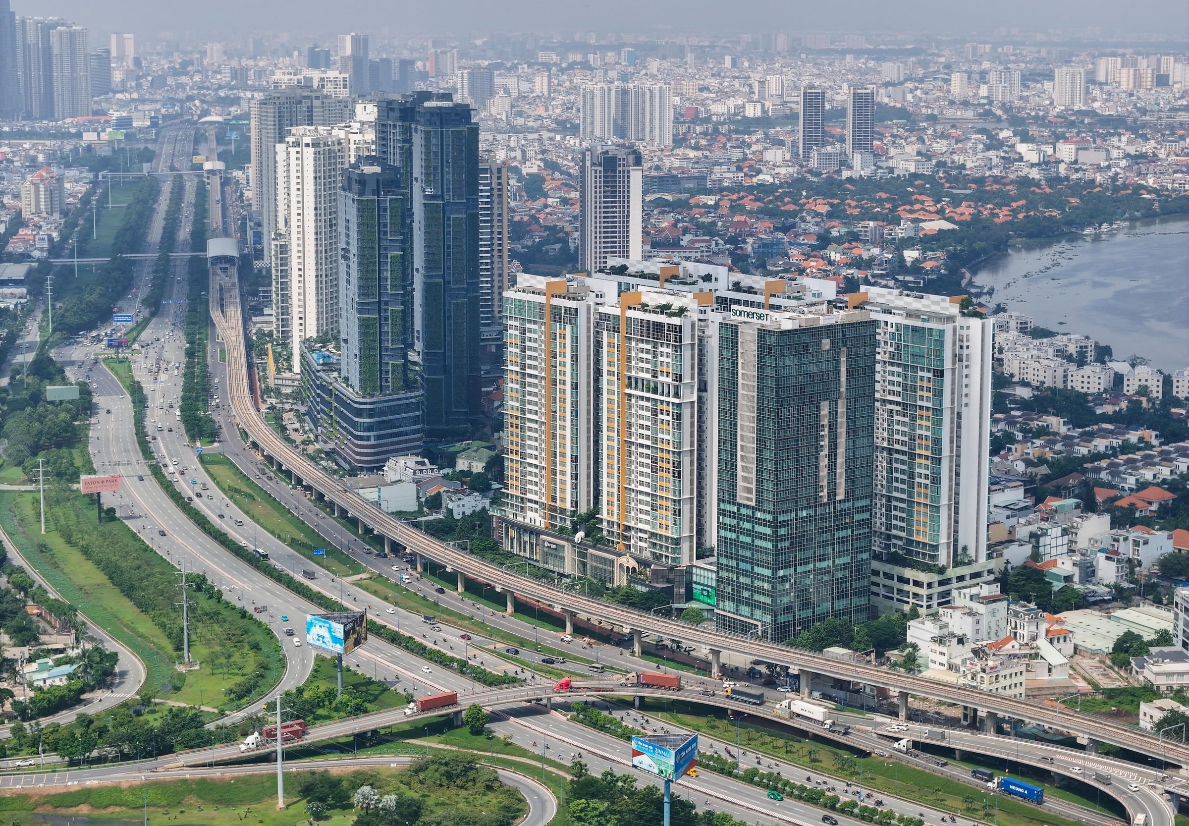 Hạ tầng tỷ đ&ocirc; của khu Đ&ocirc;ng TP.HCM. Ảnh: Quỳnh Trần.
