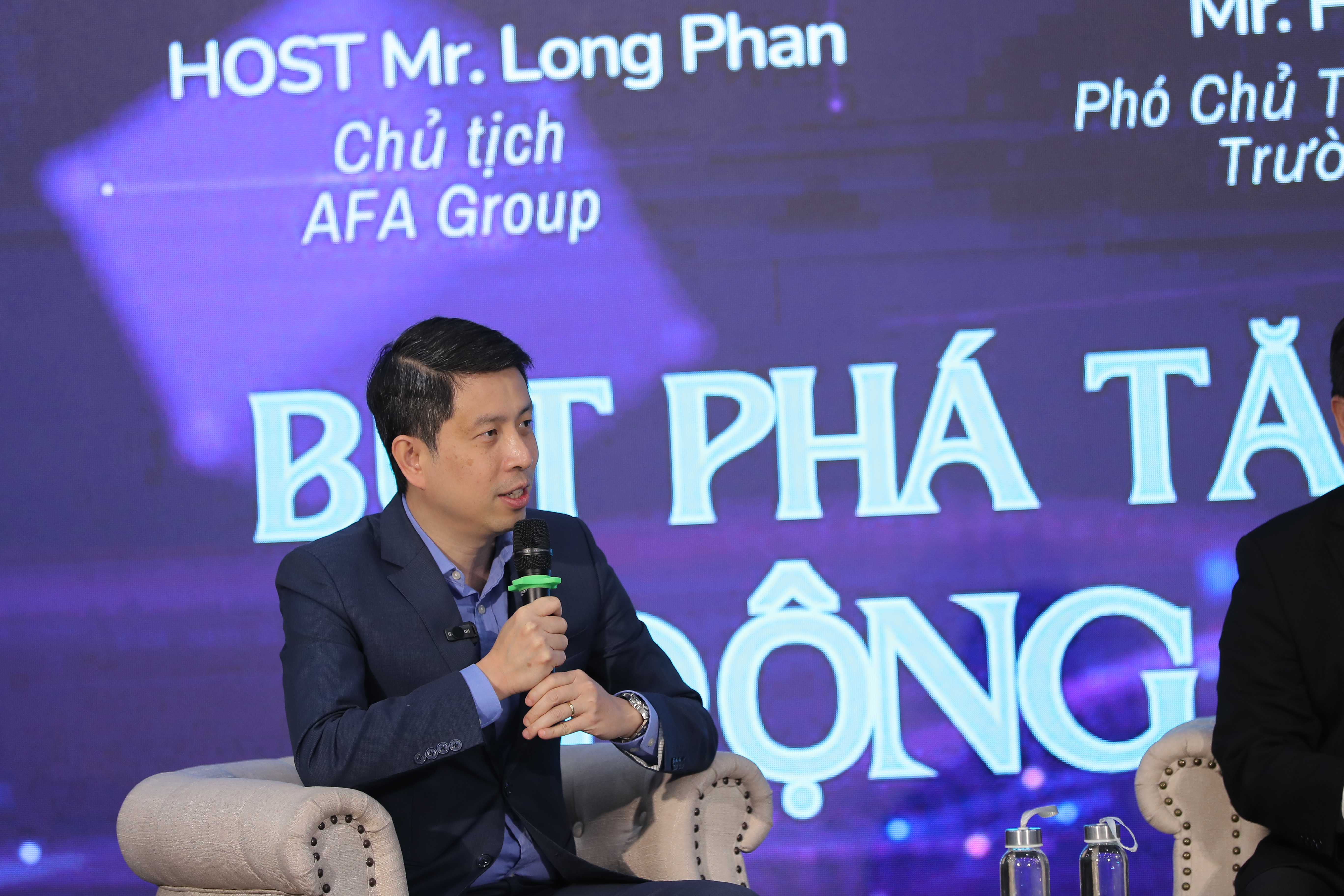 &Ocirc;ng Phan L&ecirc; Th&agrave;nh Long, Chủ tịch AFA Group: 