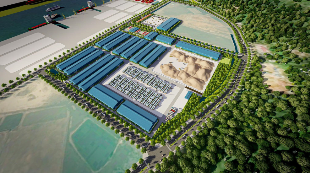 Phối cảnh Link Trang Chủ PG88.Com Mới #2026 Trung tâm Logistics Chân Mây