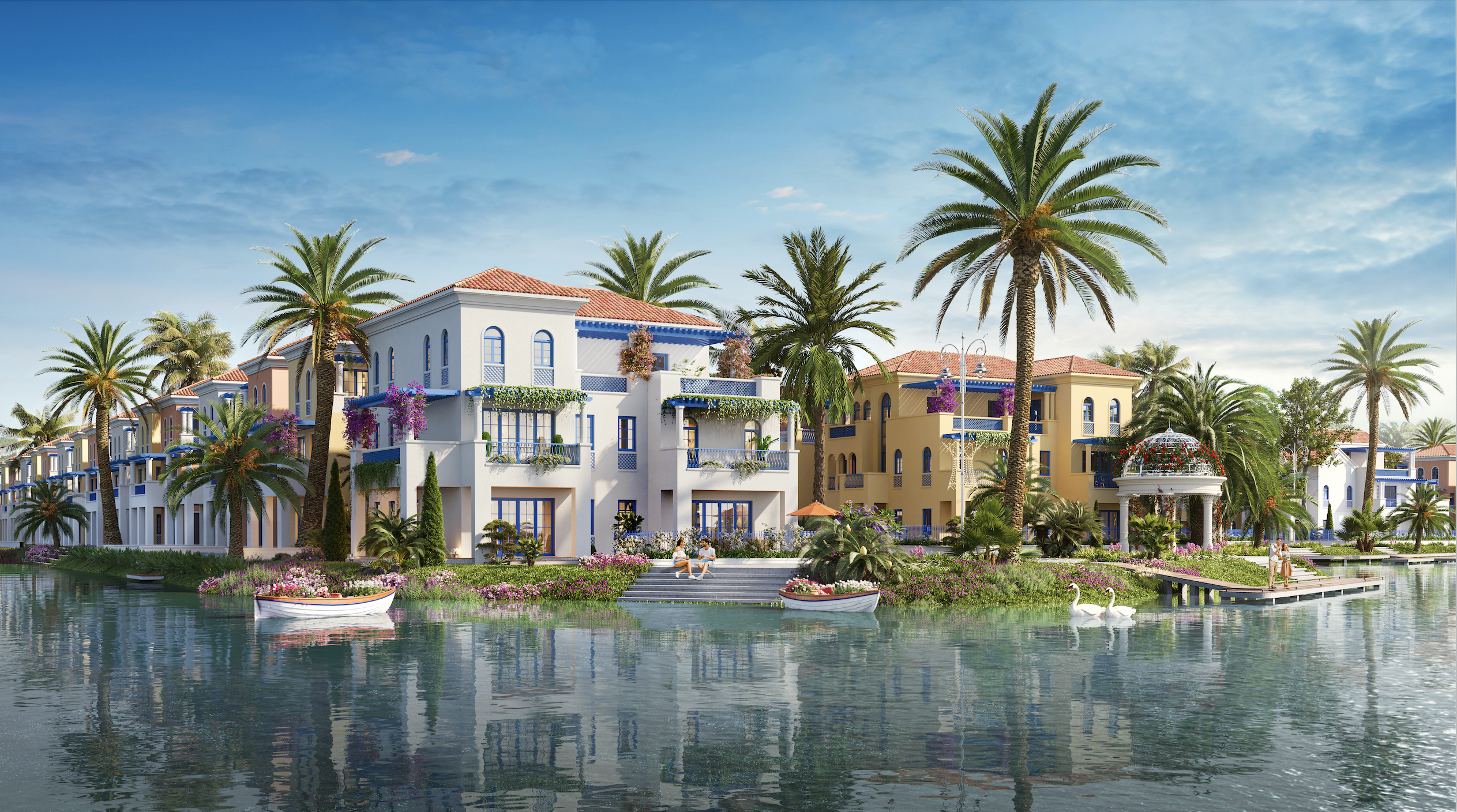 Biệt thự Limassol mang phong c&aacute;ch kiến tr&uacute;c Địa Trung Hải.
