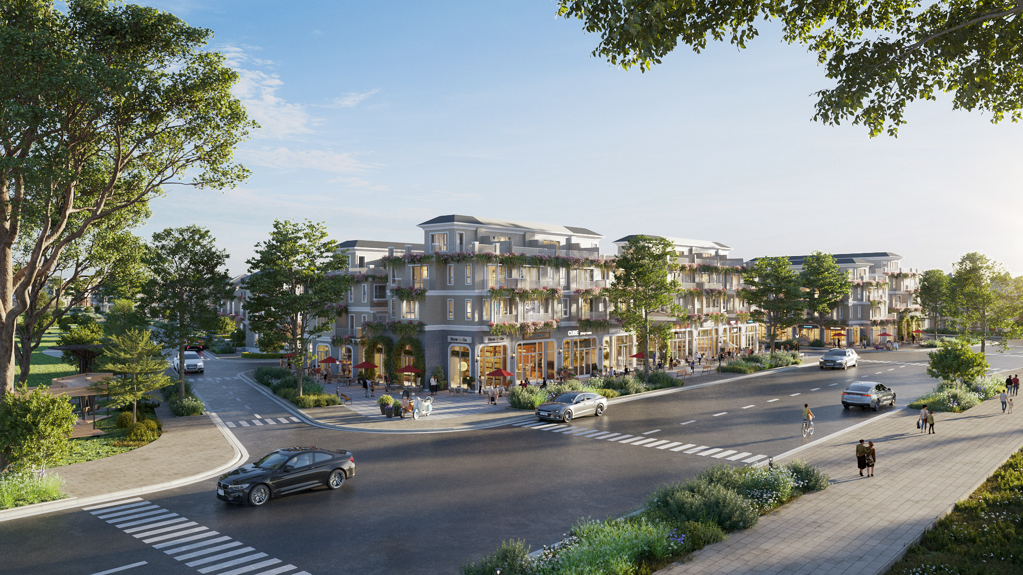 Central Bay rộng 20ha, nằm phía tây đô thị Eco Central Park.